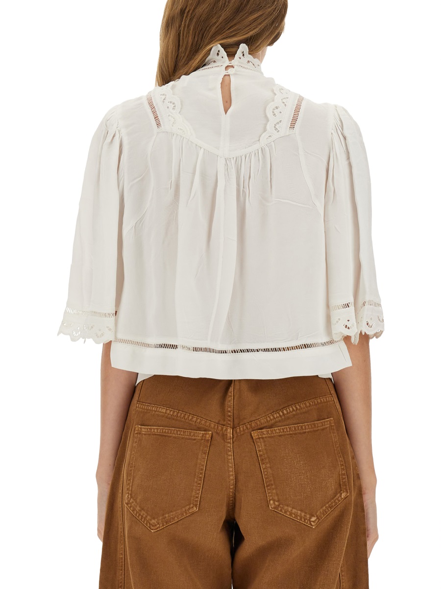 TOP "FRANY" HT0662FAC3J11I20WH (Isabel Marant / シャツ・ブラウス ) | Isabel Marant (イザベル マラン)(2)