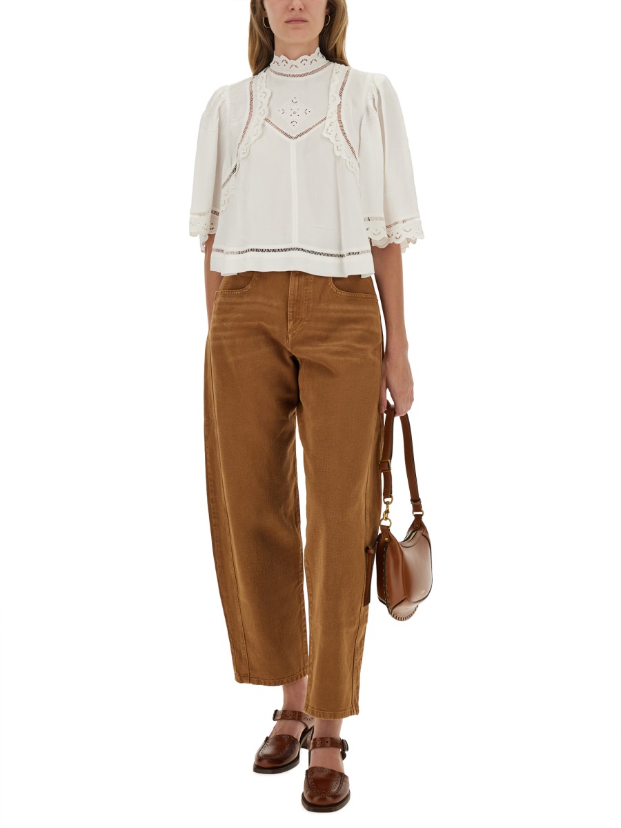 TOP "FRANY" HT0662FAC3J11I20WH (Isabel Marant / シャツ・ブラウス ) | Isabel Marant (イザベル マラン)(1)