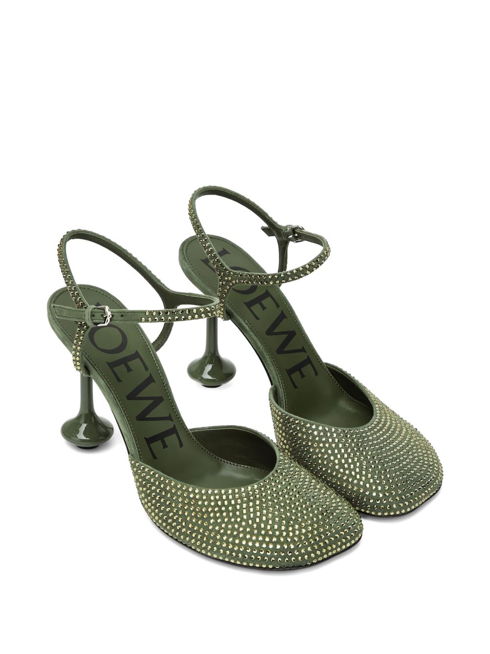Loewe With Heel Green LLSTS01X254430 (LOEWE / パンプス・ハイヒール ) | LOEWE (ロエベ)(3)