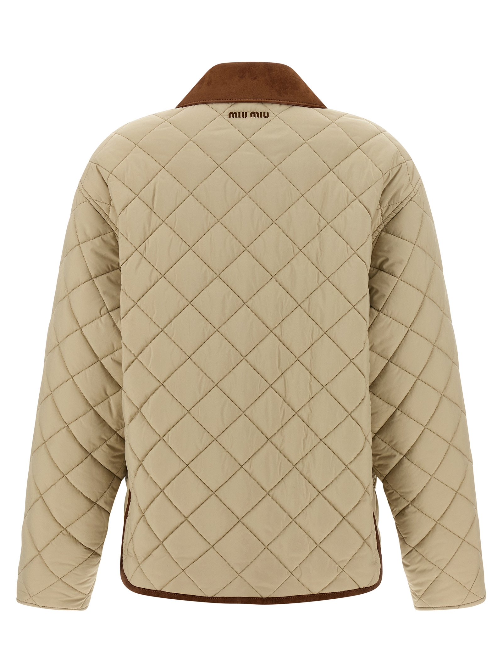 Suede detail blouson ML1311SOOO17OOF0036 (MIU MIU / カジュアルジャケット ) | MIU MIU (ミュウミュウ)(1)