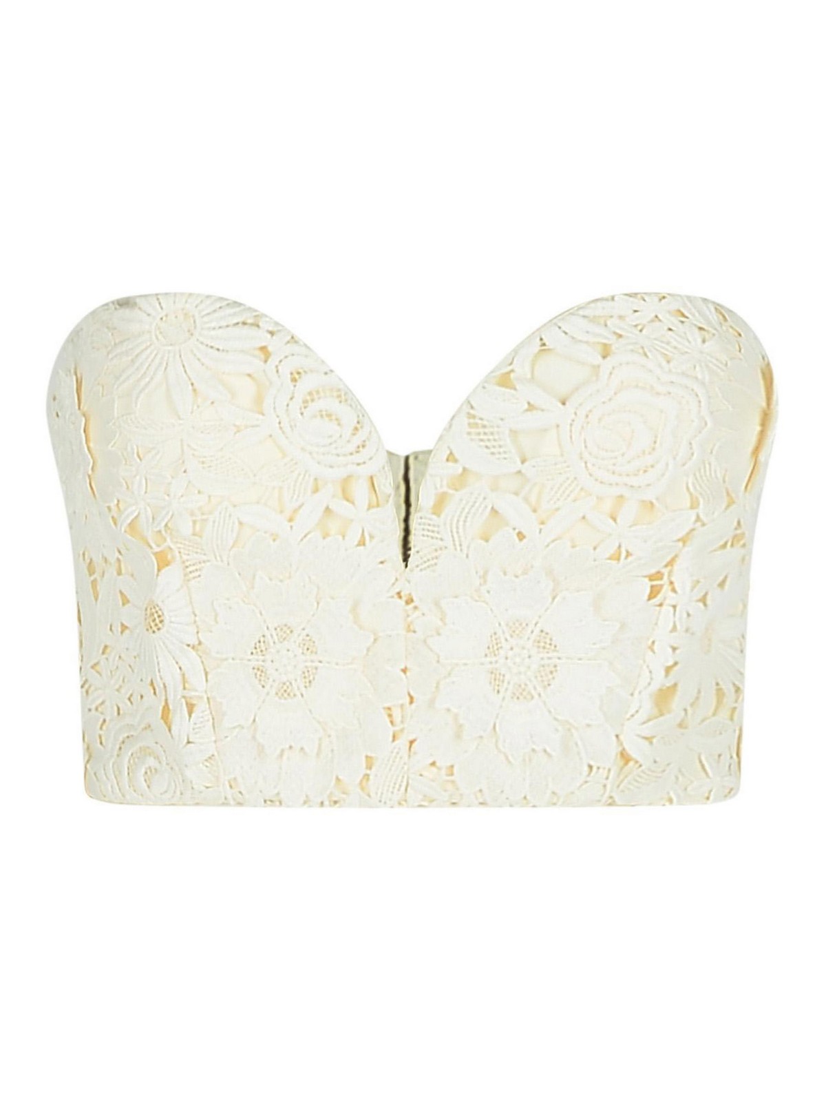 3D White Polyester Corset 113778857857 (ROTATE / タンクトップ・キャミソール ) | ROTATE (ロテート)