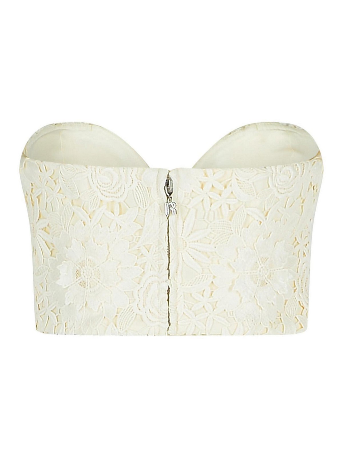 3D White Polyester Corset 113778857857 (ROTATE / タンクトップ・キャミソール ) | ROTATE (ロテート)(1)