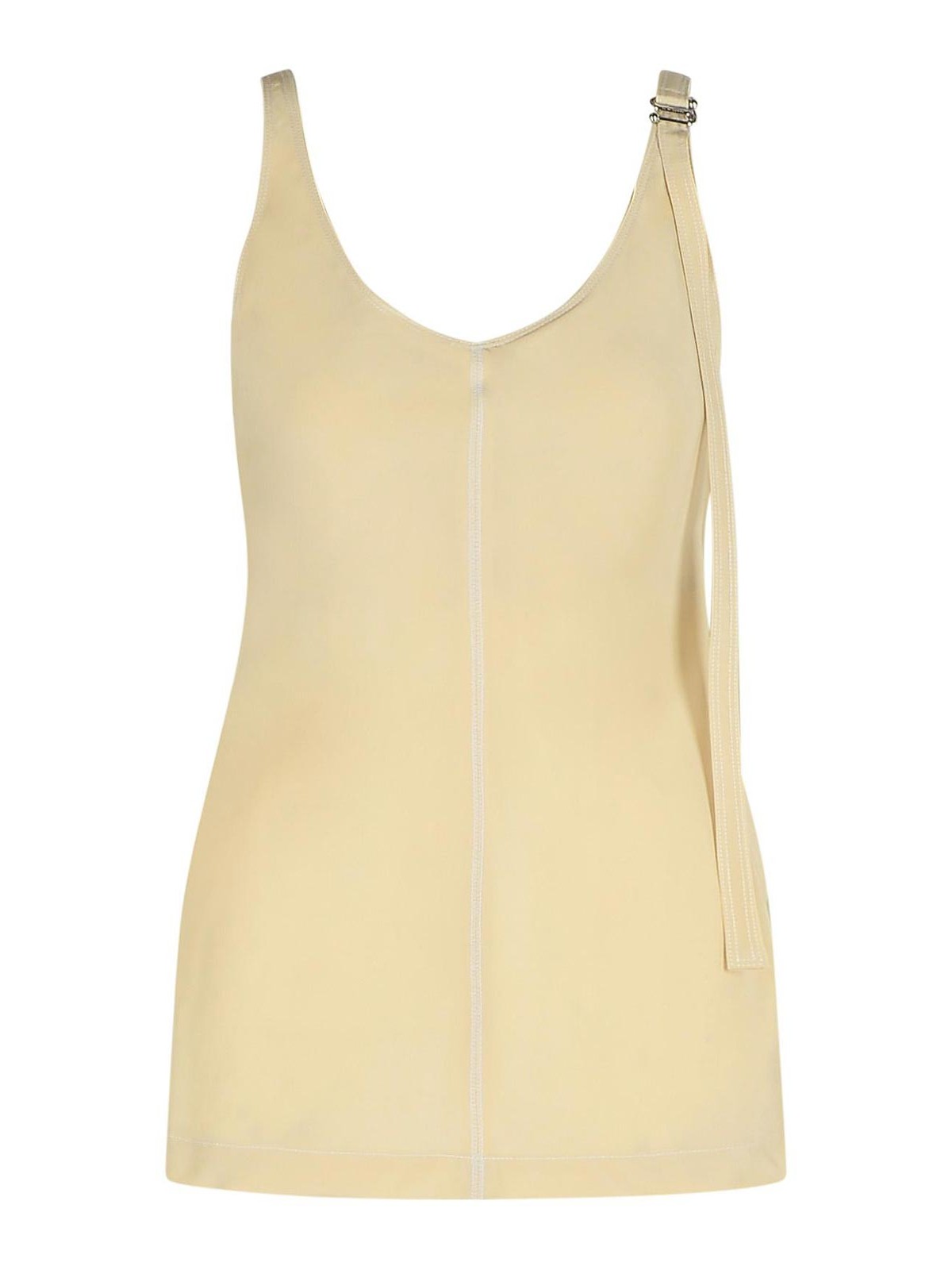 Waser Beige Viscose Tank Top 2512161032600001 (Sportmax / タンクトップ・キャミソール ) | Sportmax (スポーツマックス)