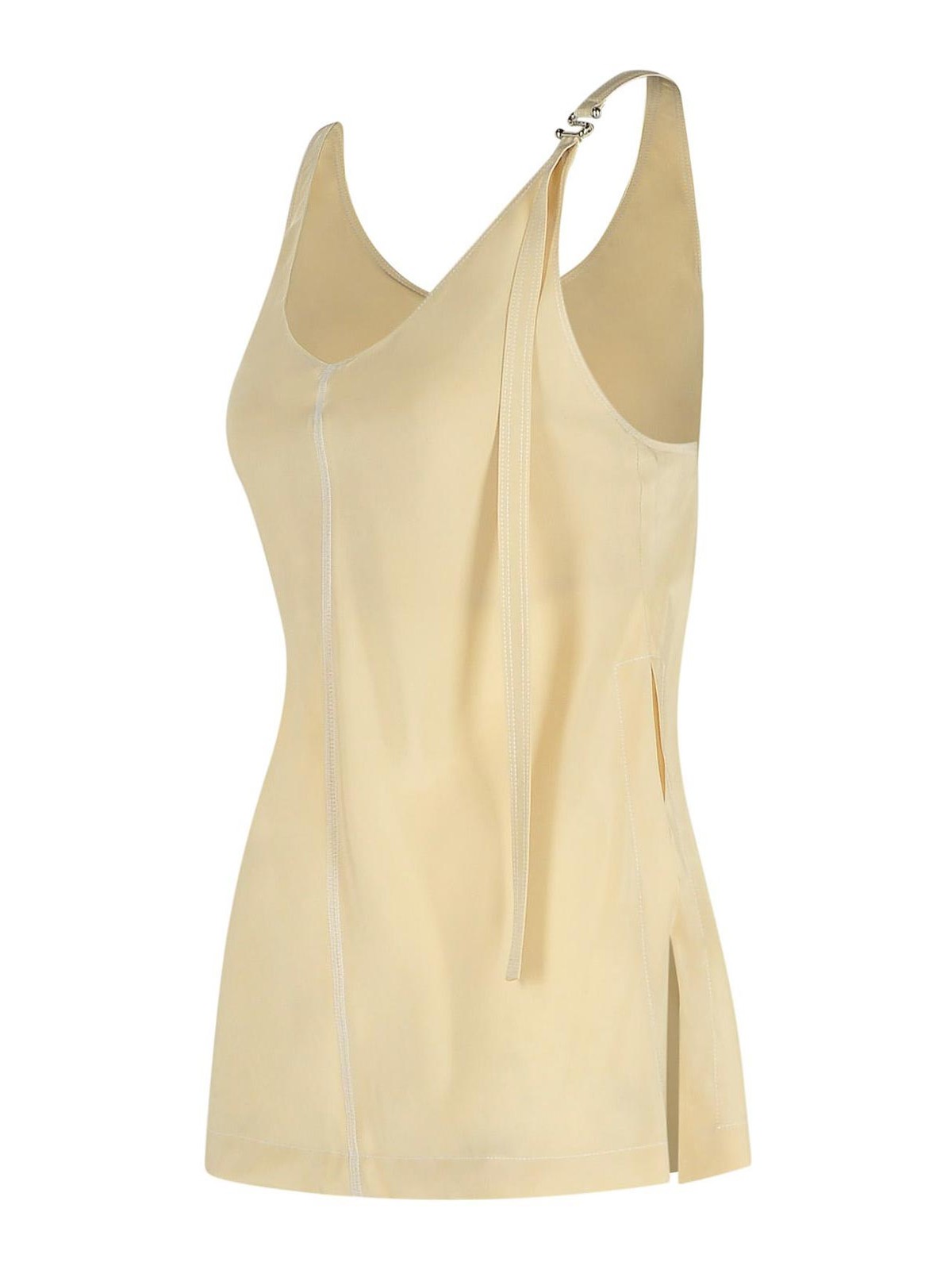 Waser Beige Viscose Tank Top 2512161032600001 (Sportmax / タンクトップ・キャミソール ) | Sportmax (スポーツマックス)(2)
