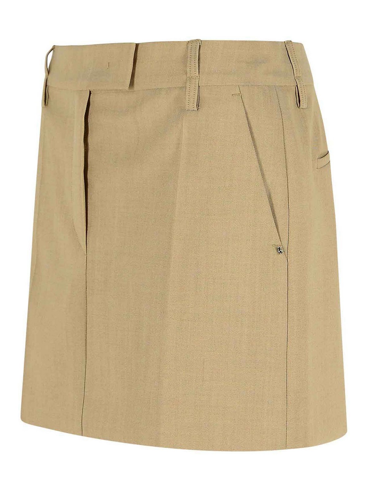 Fify Beige Brown Virgin Wool Miniskirt 2522106071600001 (Sportmax / スカート ) | Sportmax (スポーツマックス)(2)
