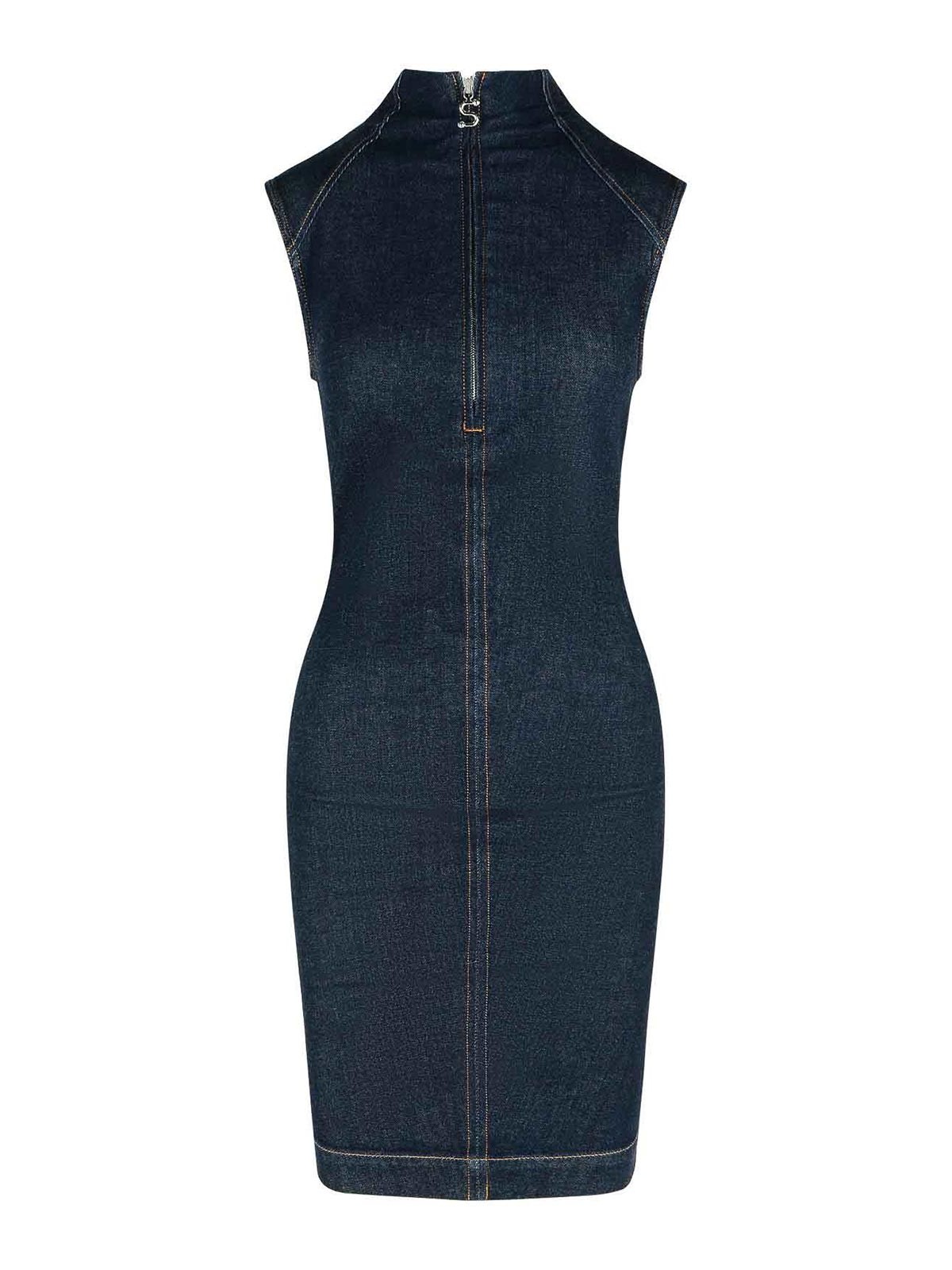 Cerea Dark Blue Cotton Dress 2522226025600001 (Sportmax / ワンピース・ドレス・オールインワン ) | Sportmax (スポーツマックス)