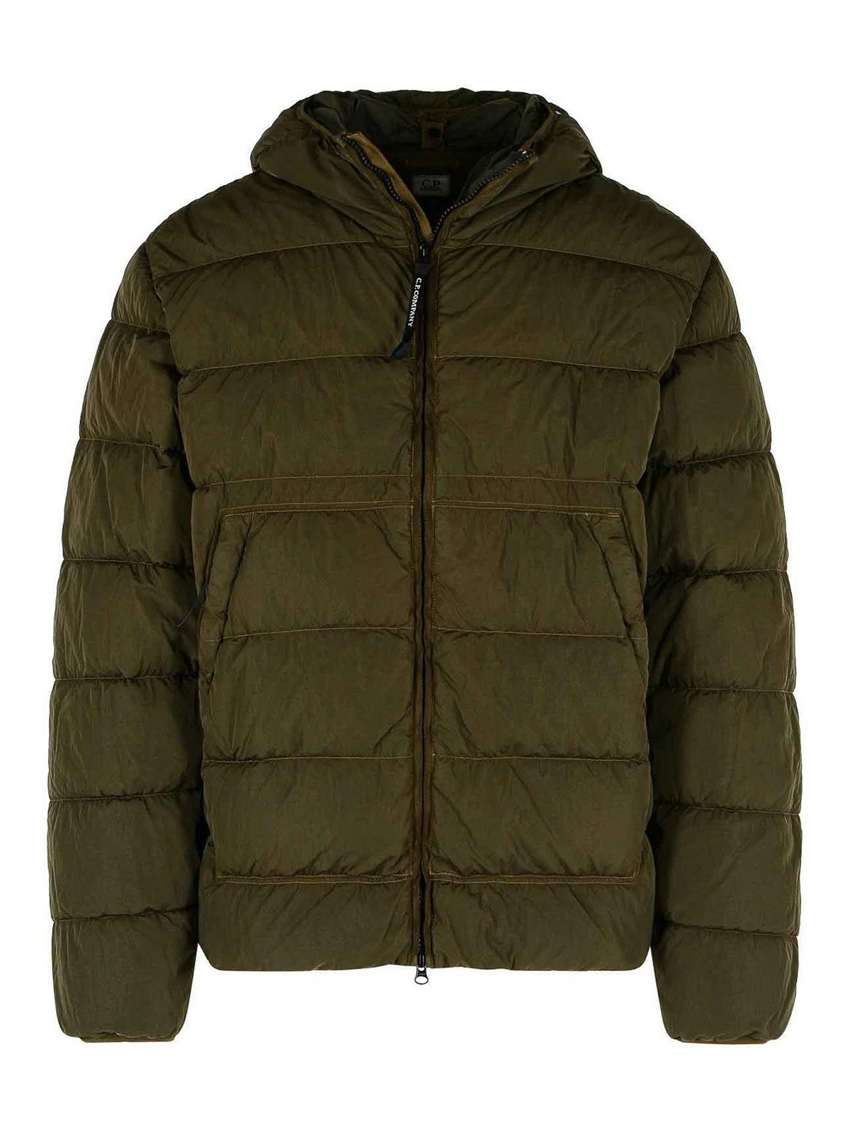 Chrome-R Green Polyamide Down Jacket 19CMOW011A005904G683 (C.P. Company / ダウンジャケット・コート ) | C.P. Company (シーピーカンパニー)