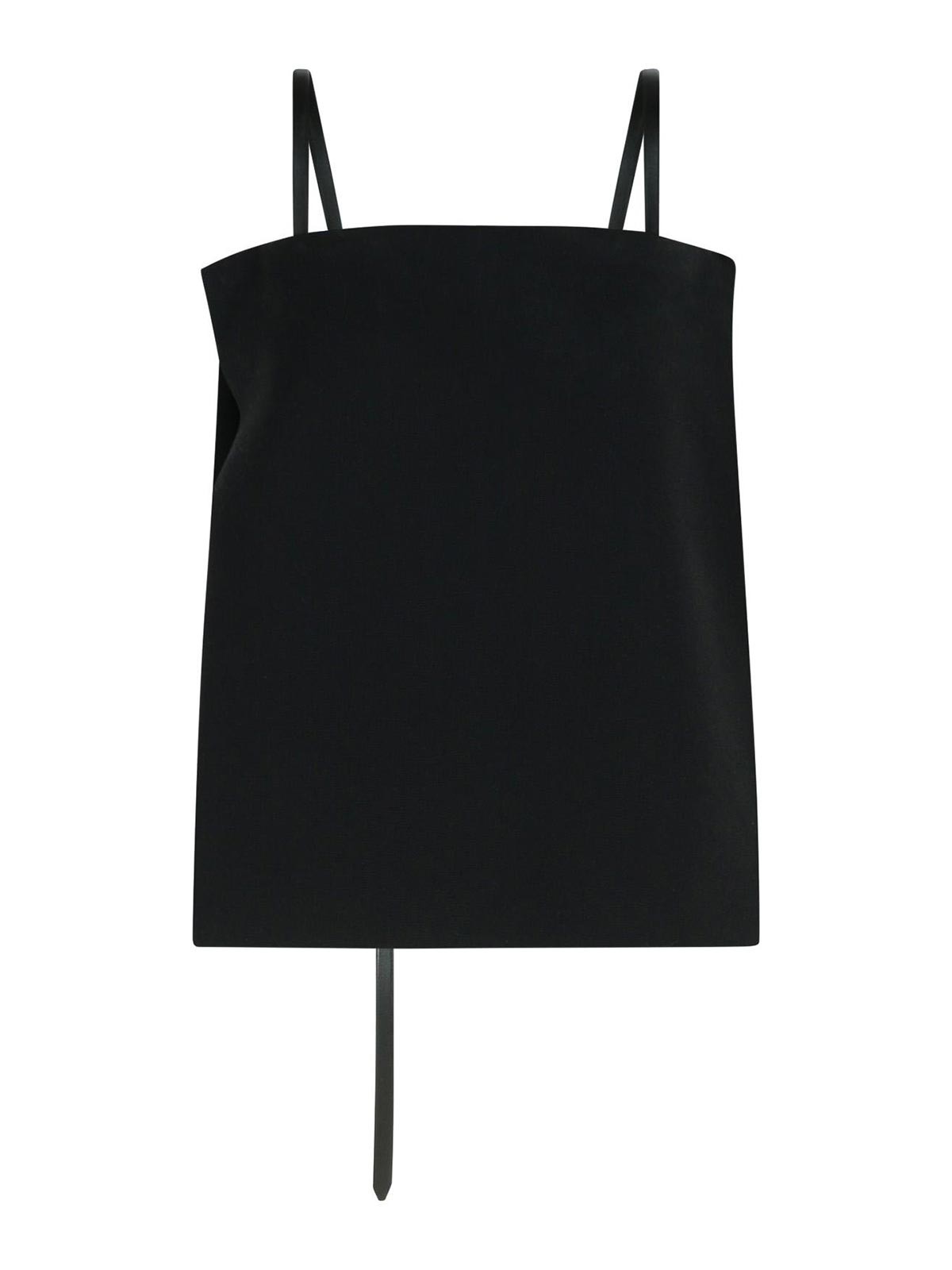 Black Viscose Top 2512161013600003 (Sportmax / タンクトップ・キャミソール ) | Sportmax (スポーツマックス)