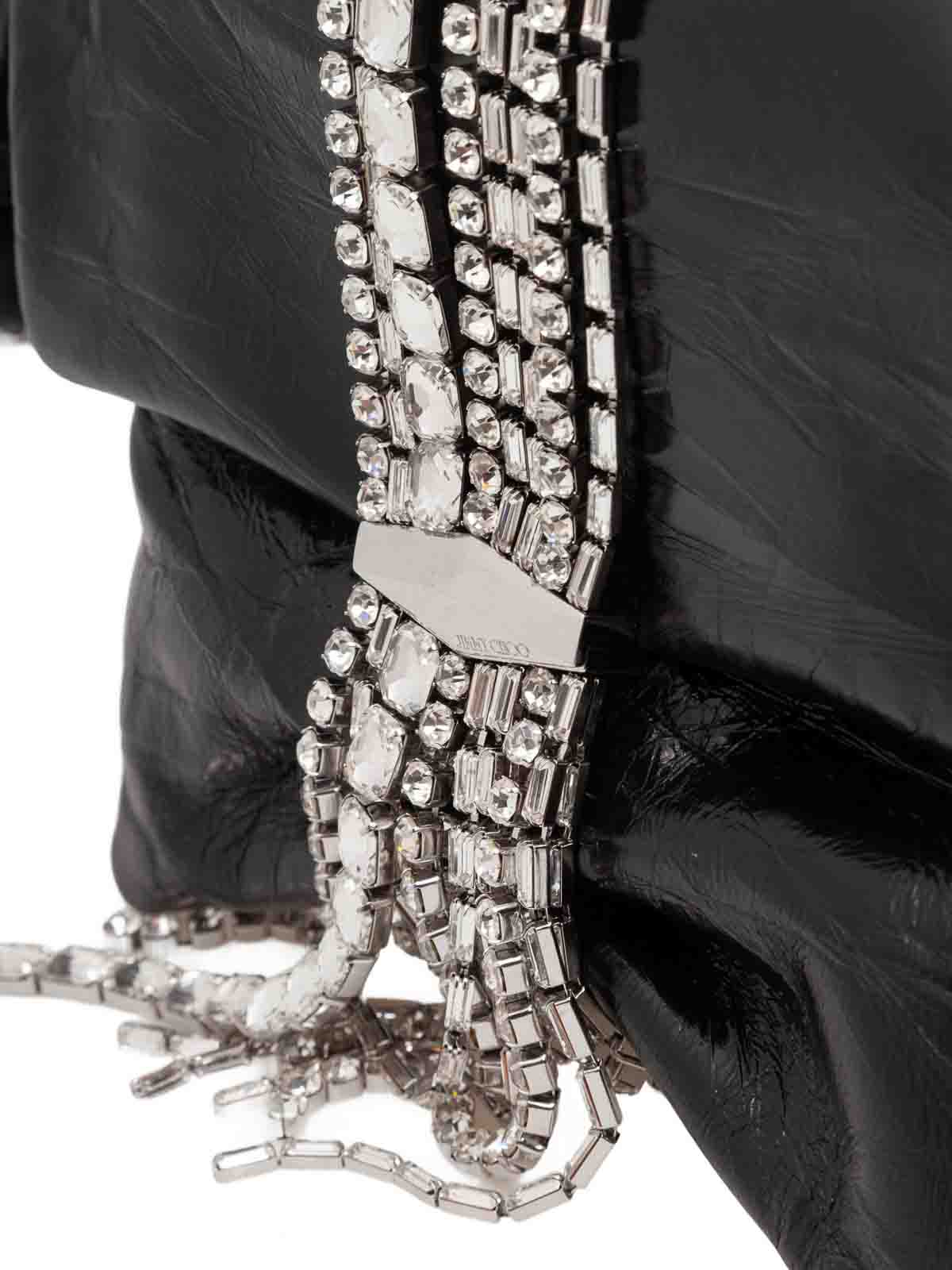 Zandra clutch bag in metallic leather ZANDRASHOULDERBYN (JIMMY CHOO / クラッチバッグ・ポーチ ) | JIMMY CHOO (ジミー チュウ)(3)