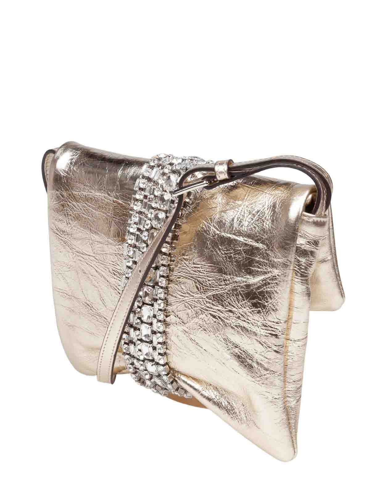 Zandra clutch bag in metallic leather ZANDRASHOULDBYNPL (JIMMY CHOO / クラッチバッグ・ポーチ ) | JIMMY CHOO (ジミー チュウ)(2)