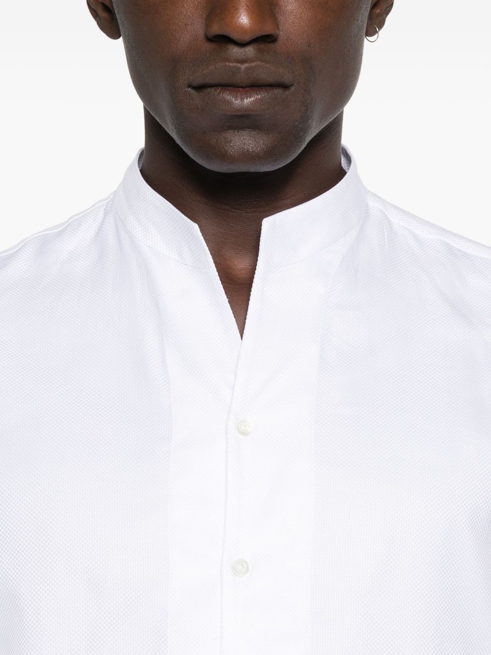 Emporio Armani Shirts White EM000193TE16908F0009 (EMPORIO ARMANI / シャツ・ブラウス ) | EMPORIO ARMANI (エンポリオ アルマーニ)(1)