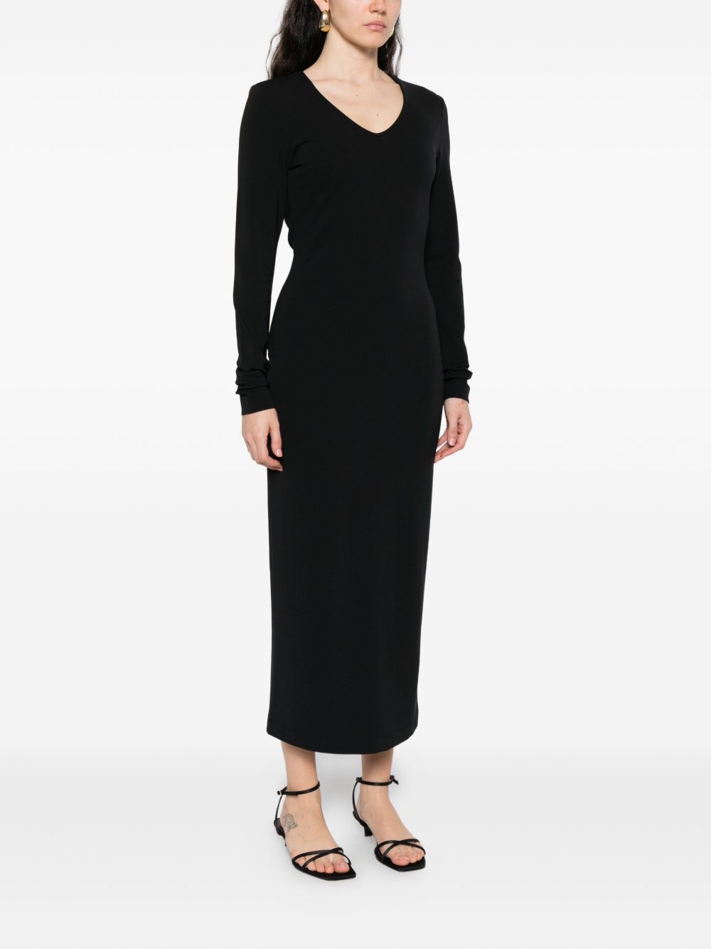 Emporio Armani Dresses Black EW002000AF16065UC001 (EMPORIO ARMANI / ワンピース・ドレス・オールインワン ) | EMPORIO ARMANI (エンポリオ アルマーニ)(1)