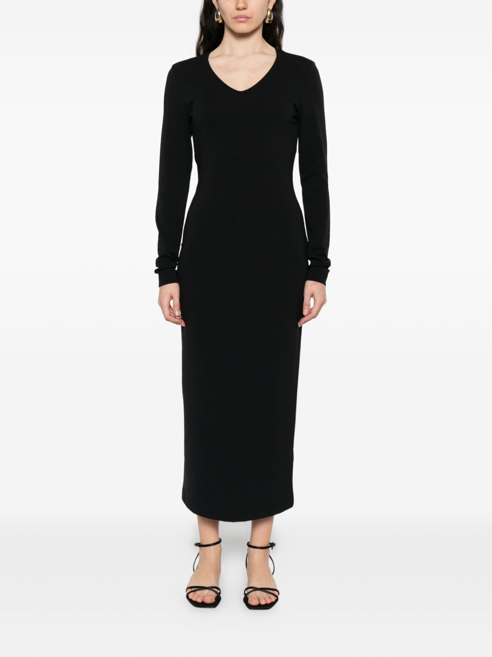 Emporio Armani Dresses Black EW002000AF16065UC001 (EMPORIO ARMANI / ワンピース・ドレス・オールインワン ) | EMPORIO ARMANI (エンポリオ アルマーニ)(4)