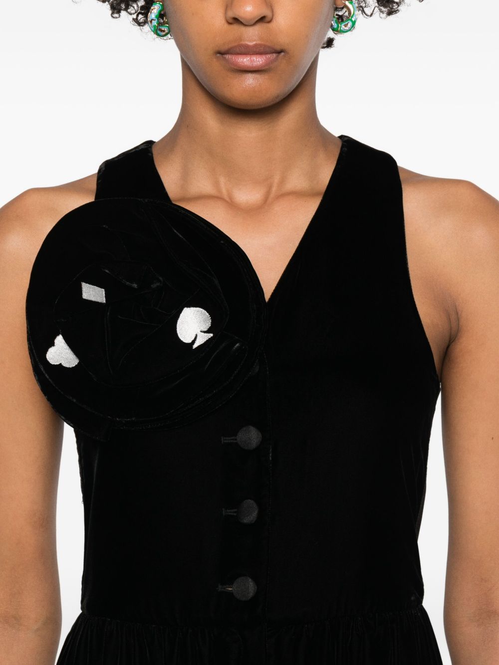 Emporio Armani Dresses Black EW001489AF10208UC001 (EMPORIO ARMANI / ワンピース・ドレス・オールインワン ) | EMPORIO ARMANI (エンポリオ アルマーニ)(1)