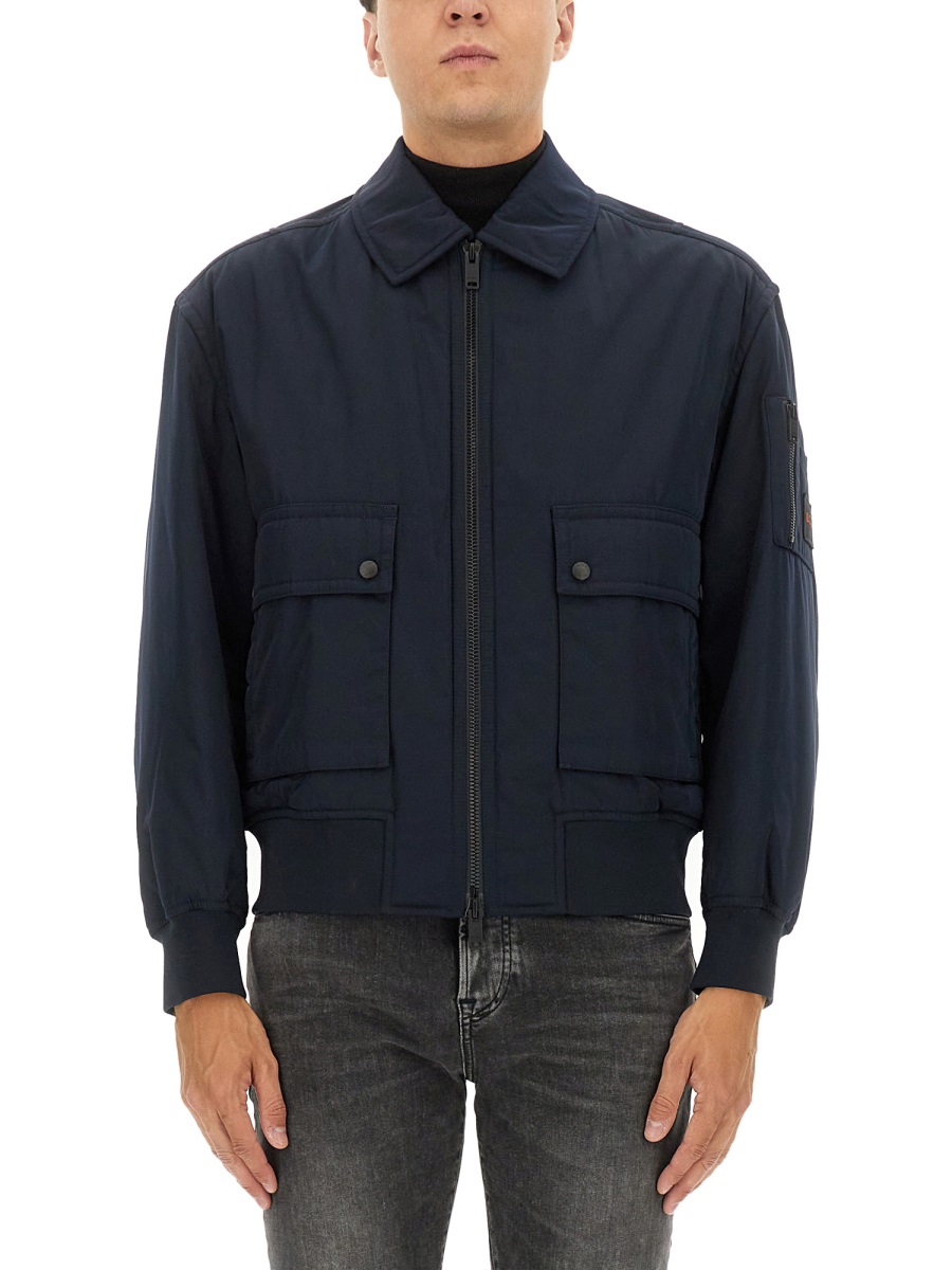 BOMBER JACKET WITH REMOVABLE LINING 5054349210272912404 (HUGO BOSS / カジュアルジャケット ) | HUGO BOSS (ヒューゴボス)