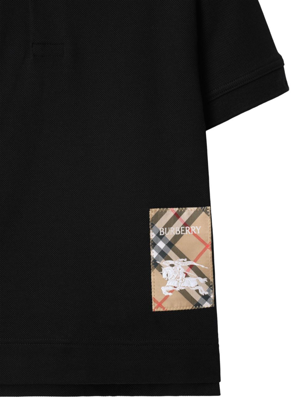 CHECK LABEL COTTON POLO SHIRT 8105079BLACK (Burberry / ポロシャツ ) | Burberry (バーバリー)(2)