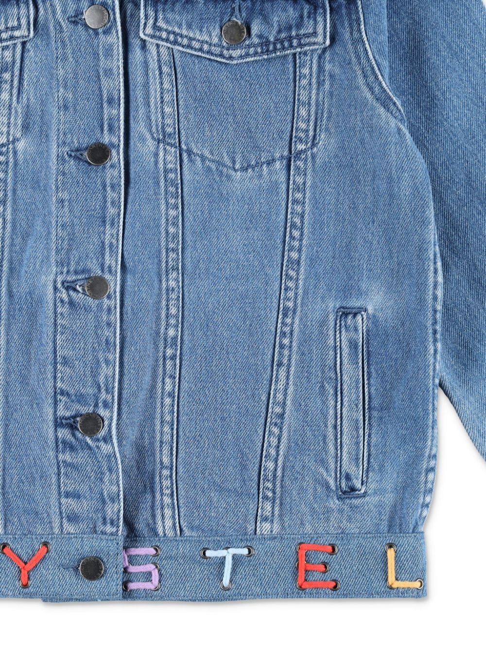 LOGO DETAILED DENIM JACKET TW2B17Z0746614 (Stella McCartney / カジュアルジャケット ) | Stella McCartney (ステラ マッカートニー)(2)