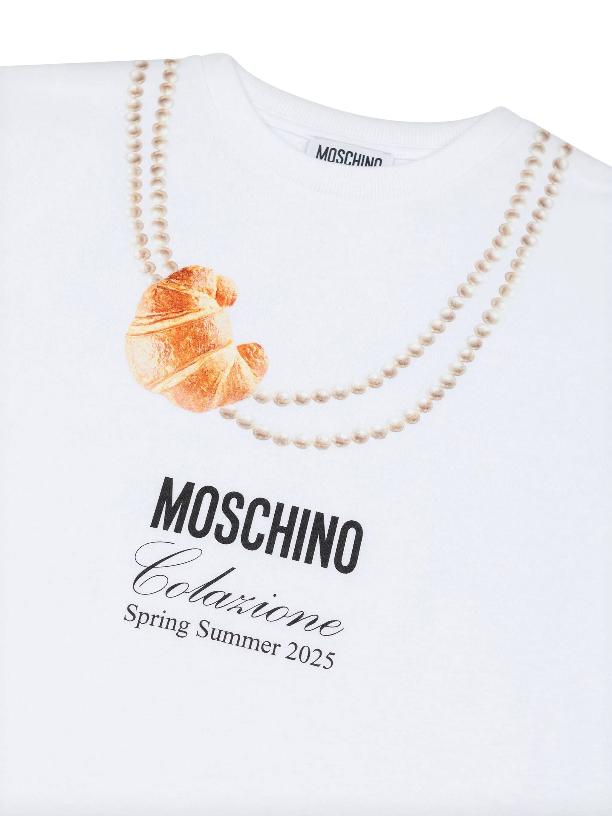 Moschino T-shirts and Polos White HIM060LAA0210101 (MOSCHINO / Tシャツ・カットソー ) | MOSCHINO (モスキーノ)(1)