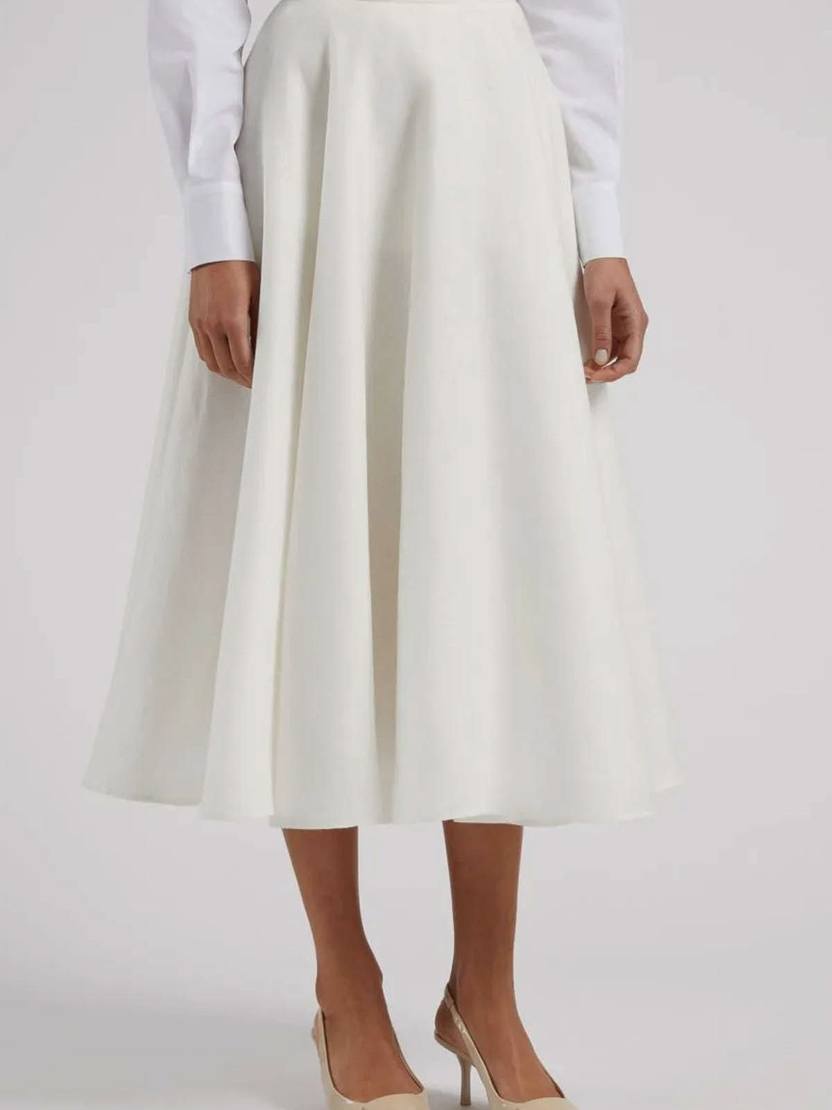 Linen Skirt P5PACEFESD64806100 (LARDINI / スカート ) | LARDINI (ラルディーニ)(2)