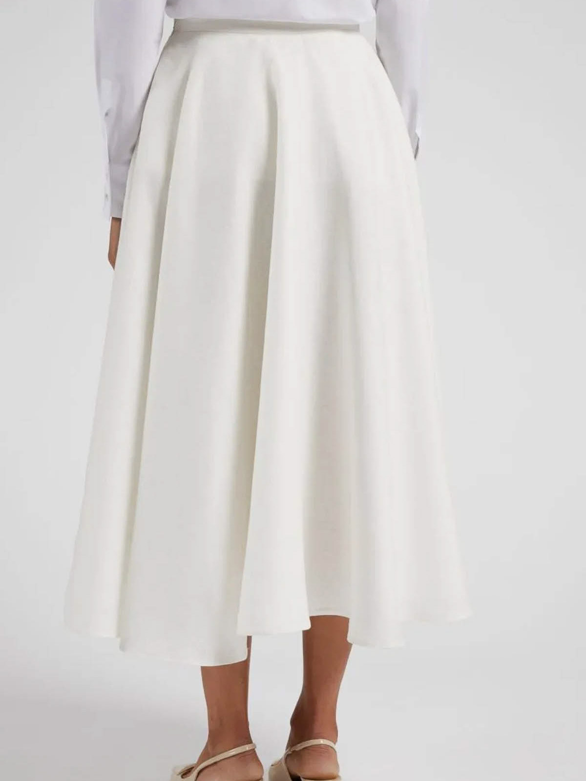 Linen Skirt P5PACEFESD64806100 (LARDINI / スカート ) | LARDINI (ラルディーニ)(3)
