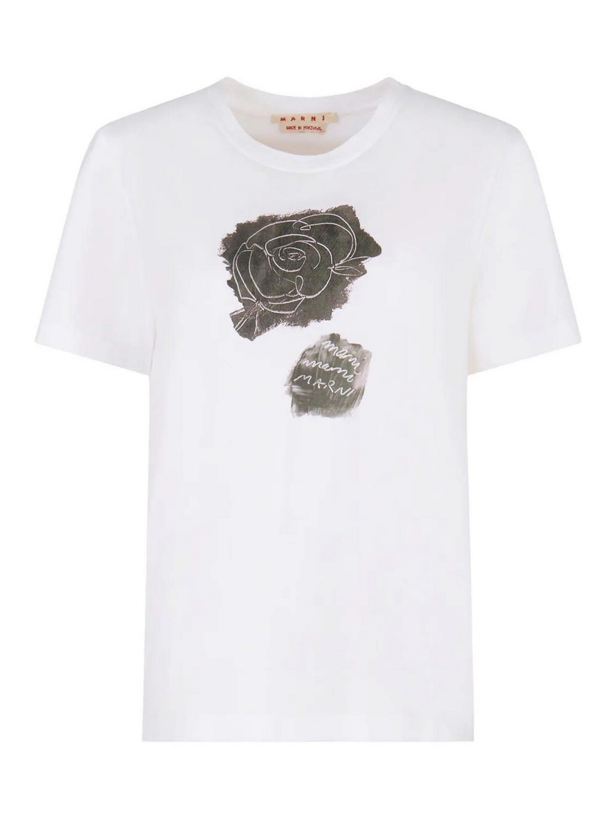 Logo T-Shirt THJE0293PAUSCX64FNW01 (Marni / Tシャツ・カットソー ) | Marni (マルニ)