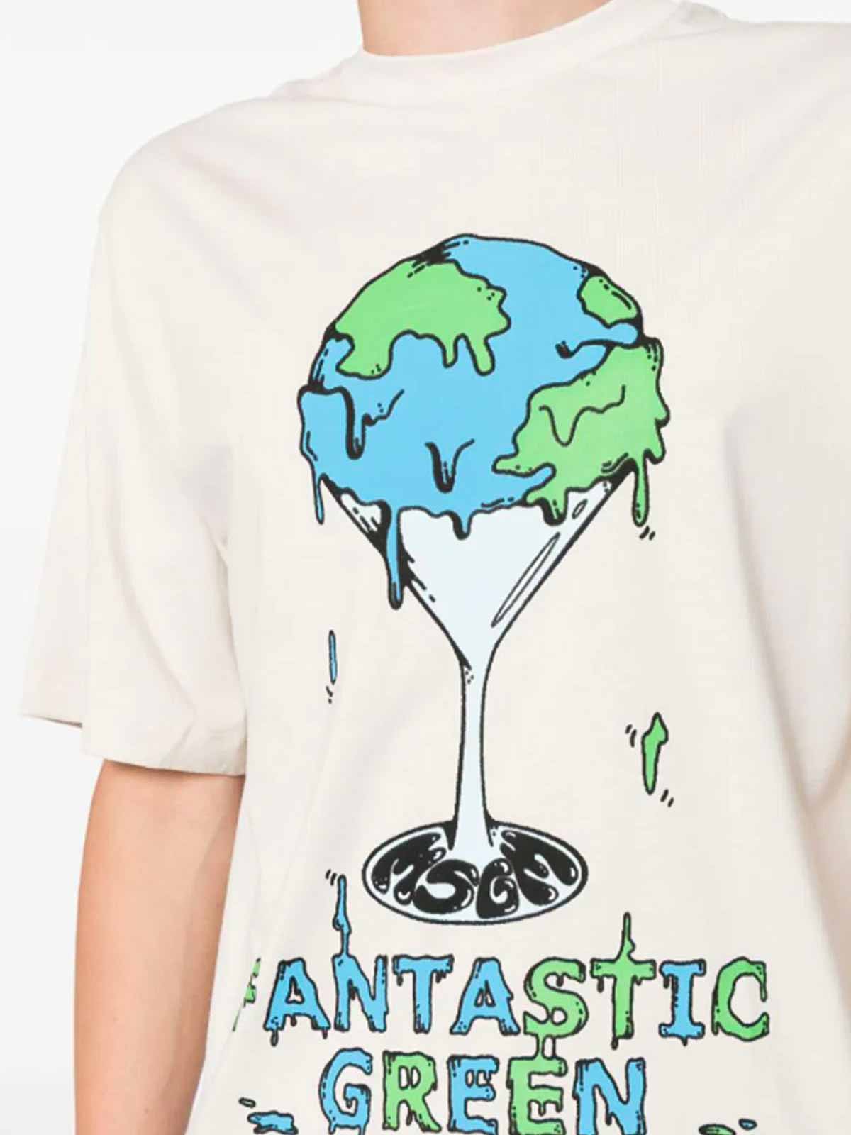 Fantastic Green T-Shirt 3746MM0224779120 (MSGM / Tシャツ・カットソー ) | MSGM (エムエスジーエム)(5)