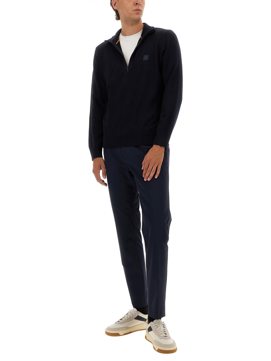 ZIPPERED SWEATER WITH LOGO PATCH 5052758510265846404 (HUGO BOSS / ニット・セーター・カーディガン ) | HUGO BOSS (ヒューゴボス)(3)