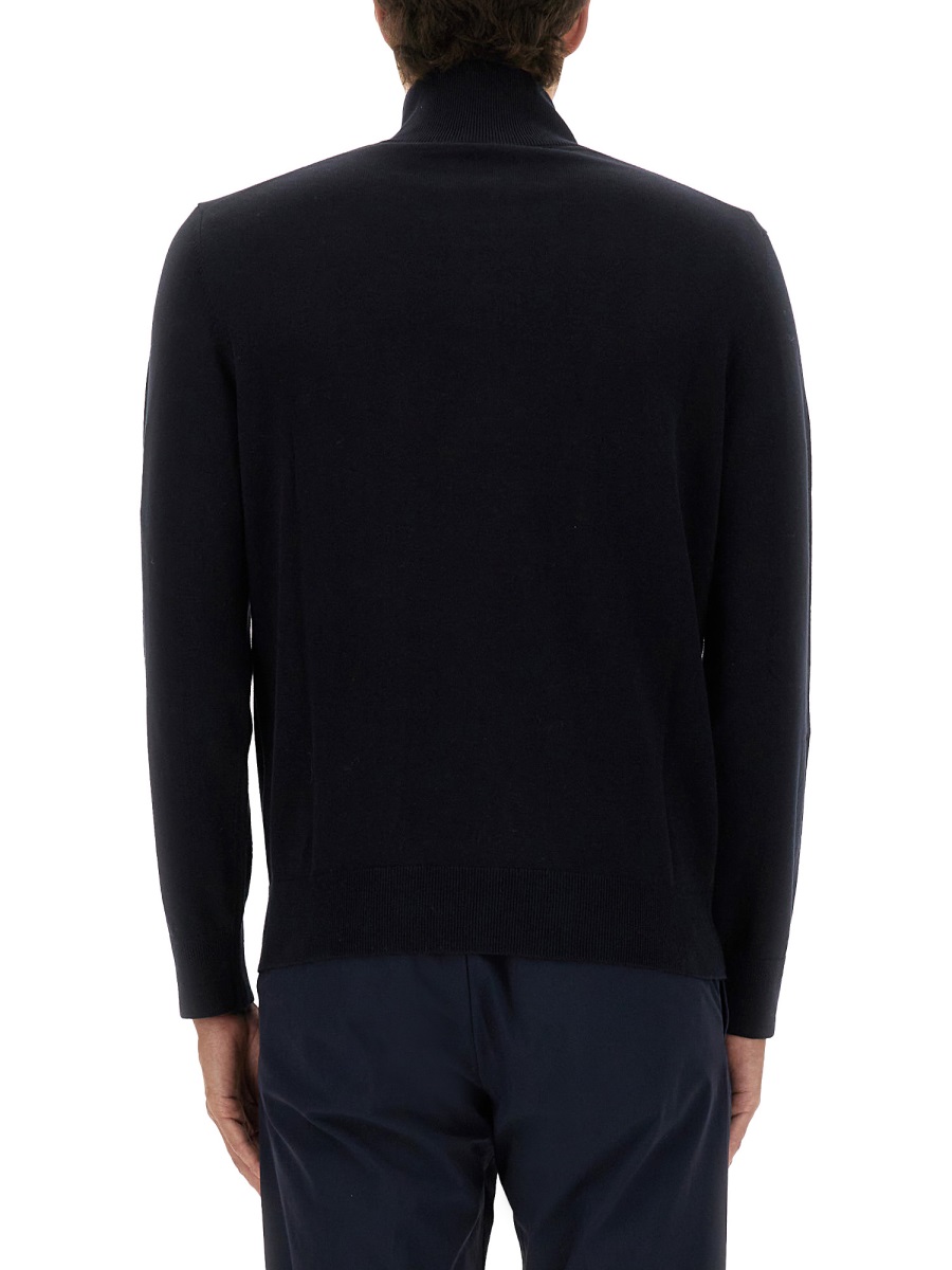ZIPPERED SWEATER WITH LOGO PATCH 5052758510265846404 (HUGO BOSS / ニット・セーター・カーディガン ) | HUGO BOSS (ヒューゴボス)(1)