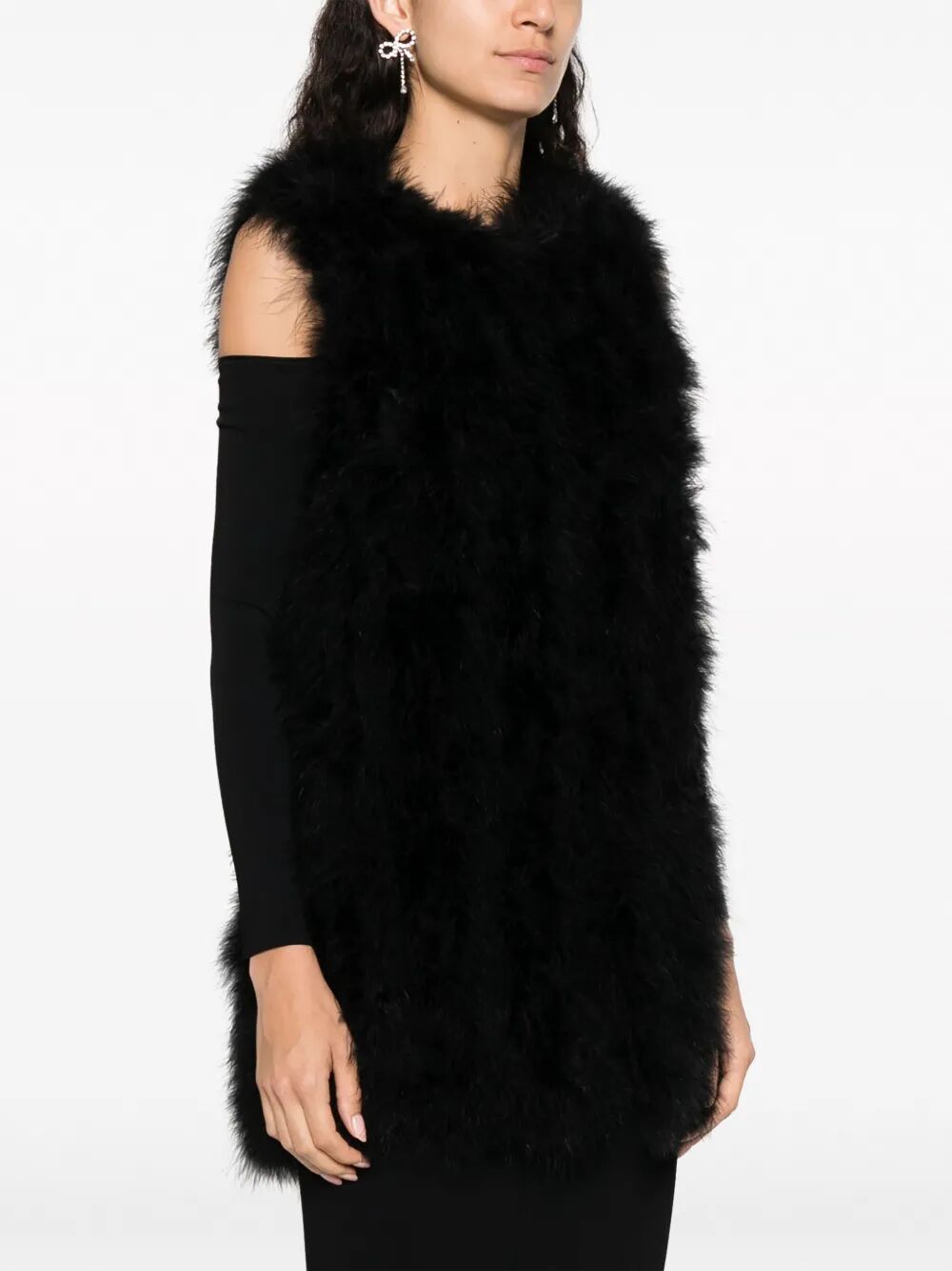 LONG LIGHTWEIGHT FEATHER GILET 24WAG30480PLUXC99 (YVES SALOMON / ベスト ) | YVES SALOMON (イヴ サロモン)(1)