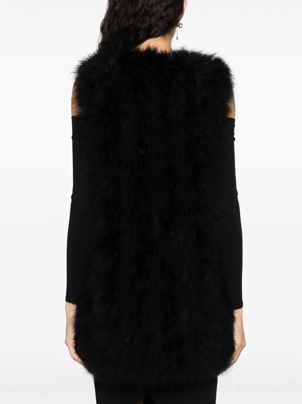 LONG LIGHTWEIGHT FEATHER GILET 24WAG30480PLUXC99 (YVES SALOMON / ベスト ) | YVES SALOMON (イヴ サロモン)(4)