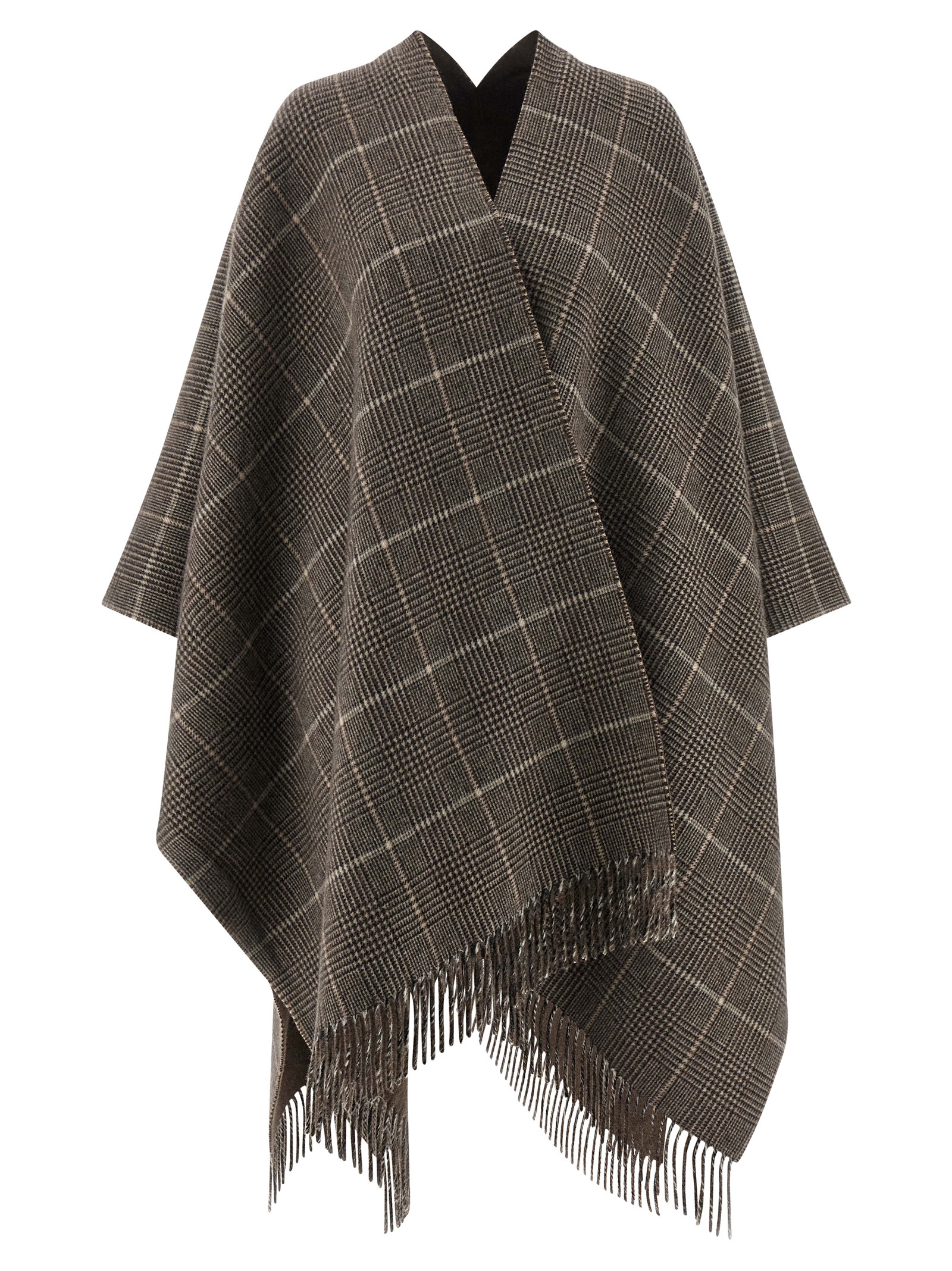 Cashmere reversible poncho MSCDAGP31CDS16 (Brunello Cucinelli / カジュアルジャケット ) | Brunello Cucinelli (ブルネロ・クチネリ)