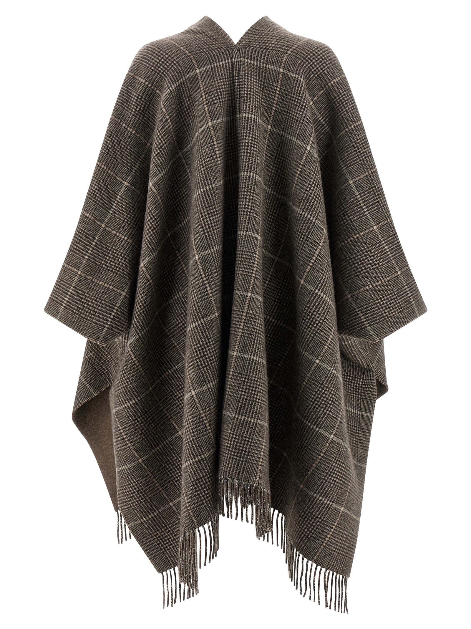 Cashmere reversible poncho MSCDAGP31CDS16 (Brunello Cucinelli / カジュアルジャケット ) | Brunello Cucinelli (ブルネロ・クチネリ)(2)