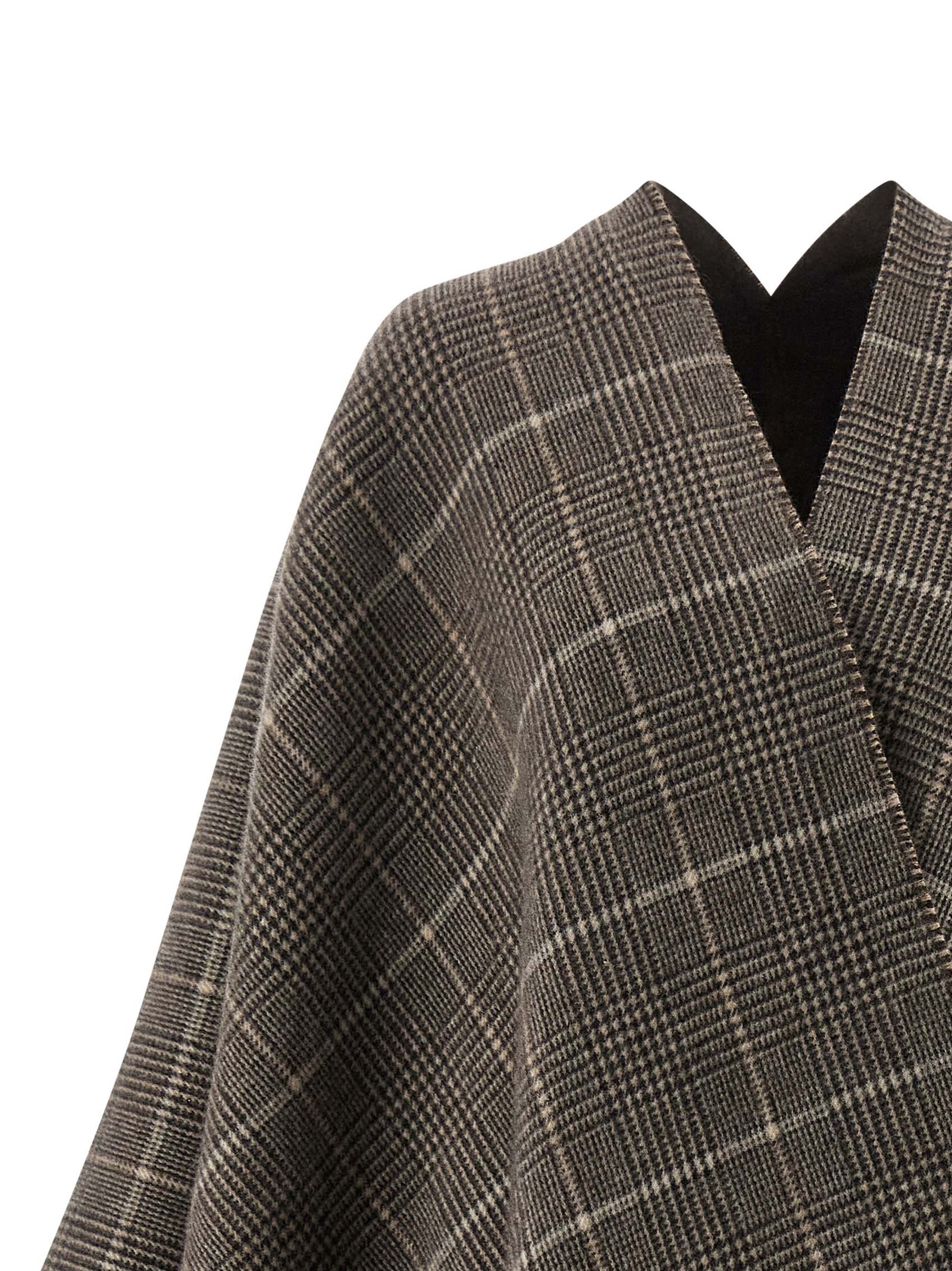 Cashmere reversible poncho MSCDAGP31CDS16 (Brunello Cucinelli / カジュアルジャケット ) | Brunello Cucinelli (ブルネロ・クチネリ)(3)