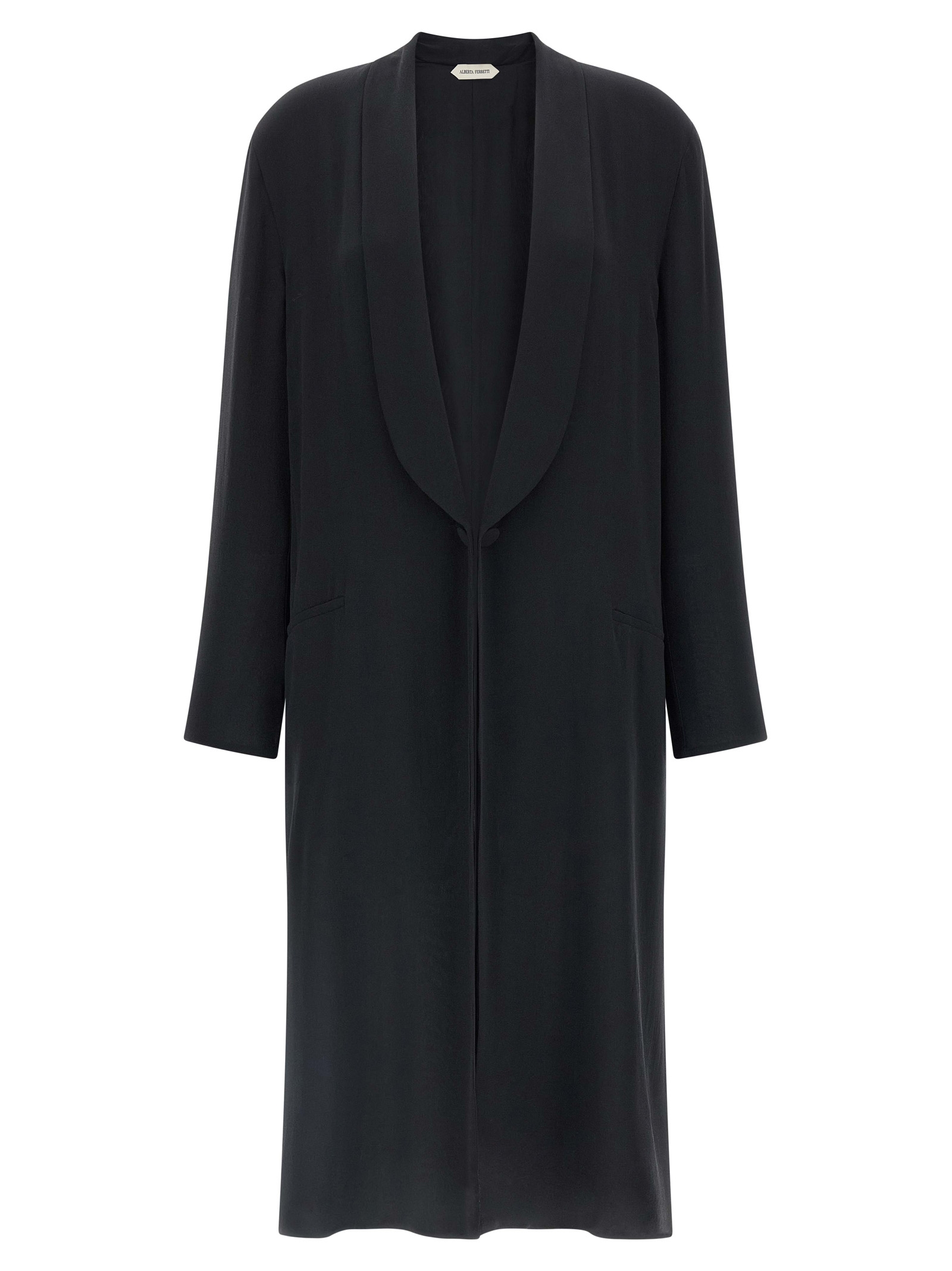 Silk georgette coat A061751160555 (ALBERTA FERRETTI / コート ) | ALBERTA FERRETTI (アルベルタ フェレッティ)