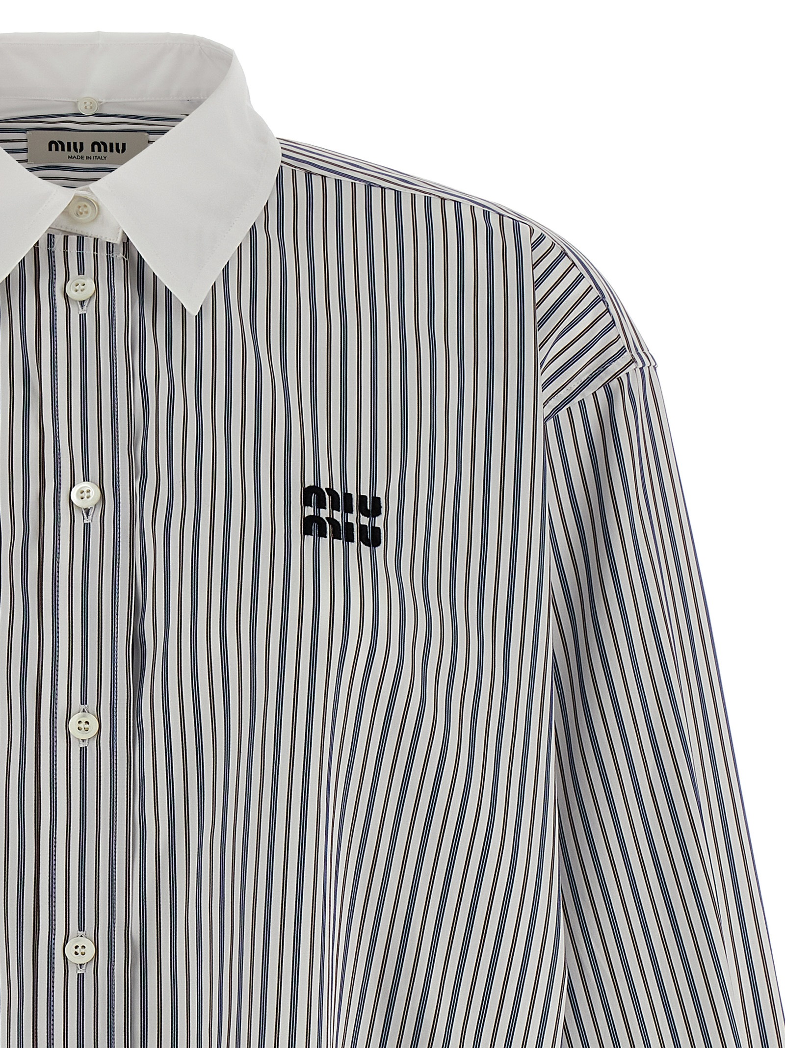 Striped shirt MK1971SOOO174TF0963 (MIU MIU / シャツ・ブラウス ) | MIU MIU (ミュウミュウ)(3)