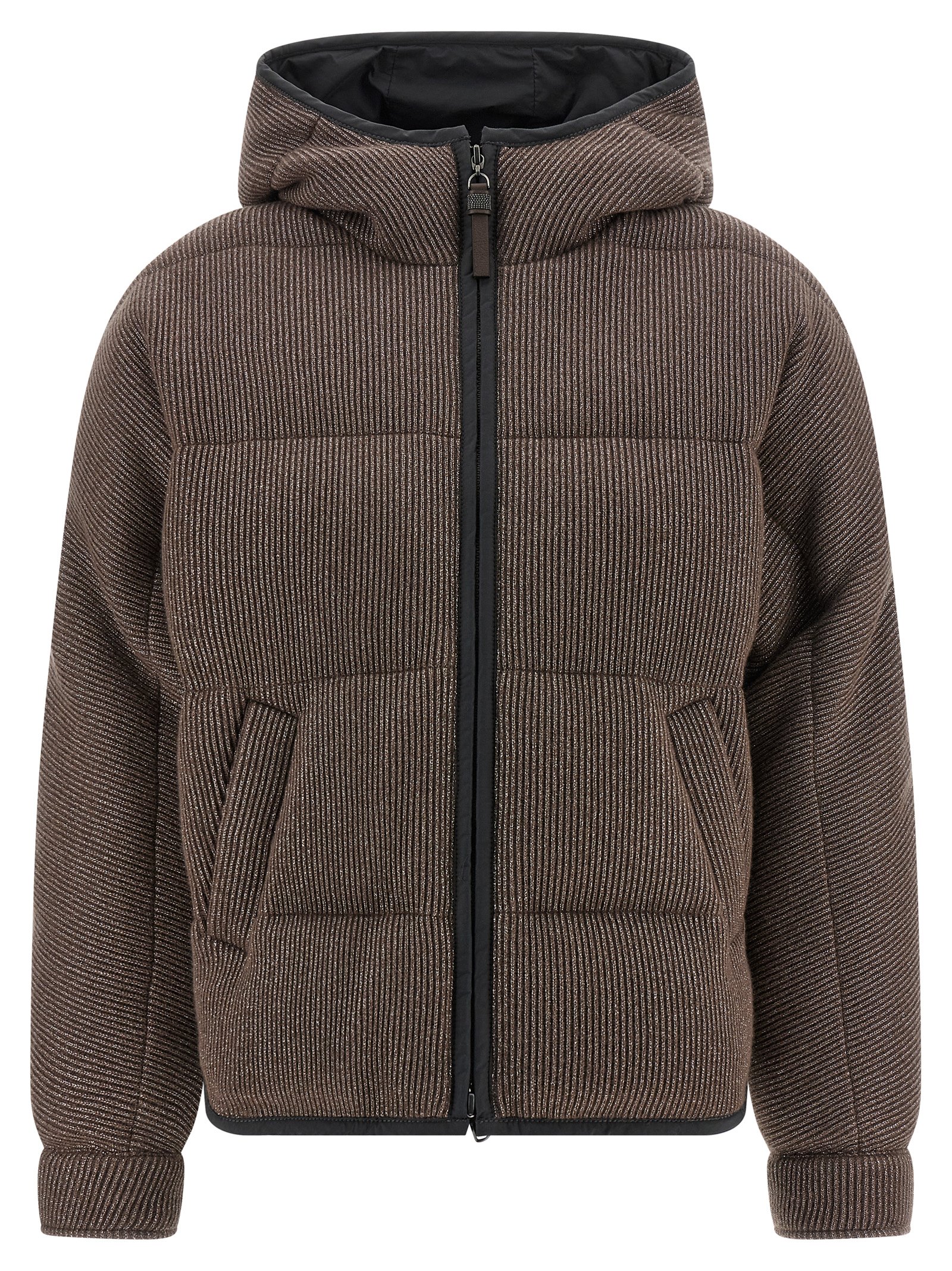 Lame wool down jacket M01ET7728CEH01 (Brunello Cucinelli / ダウンジャケット・コート ) | Brunello Cucinelli (ブルネロ・クチネリ)