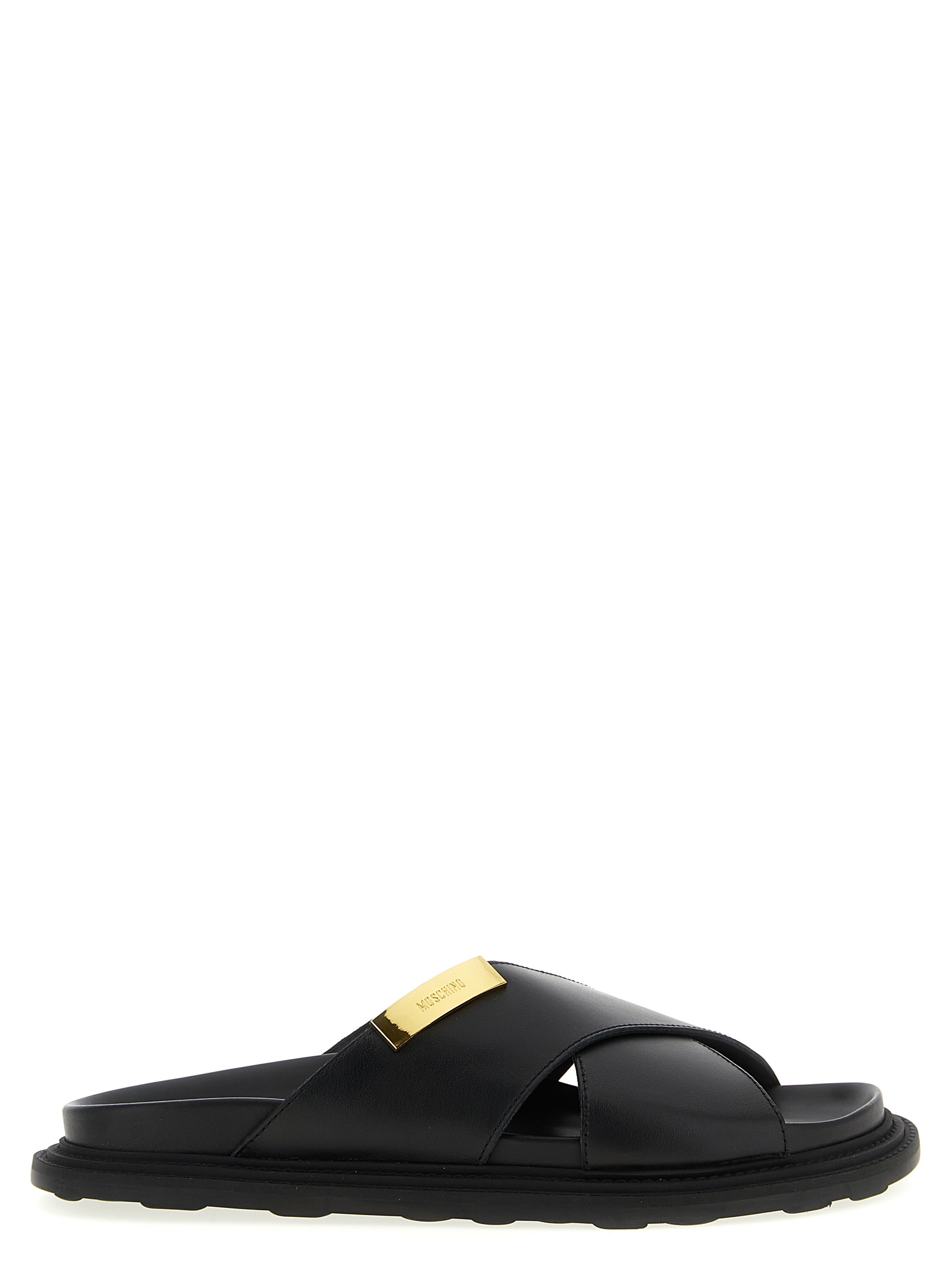 Leather sandals MB28063G0NGA0000 (MOSCHINO / サンダル ) | MOSCHINO (モスキーノ)