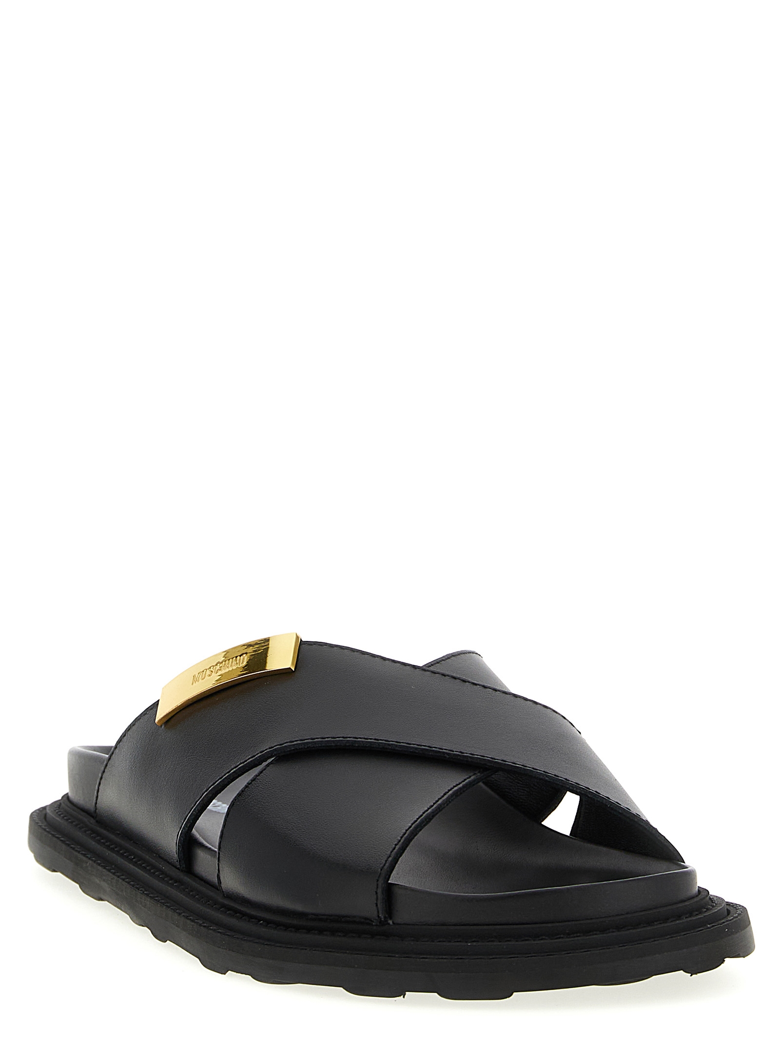 Leather sandals MB28063G0NGA0000 (MOSCHINO / サンダル ) | MOSCHINO (モスキーノ)(1)
