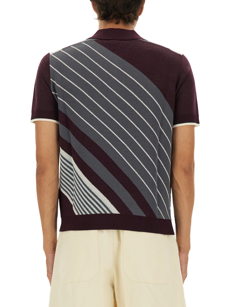 "DIAGONAL" TENNIS POLO SHIRT MAW25KW110101AUBERGINE (Casablanca / ポロシャツ ) | Casablanca (カサブランカ)(2)