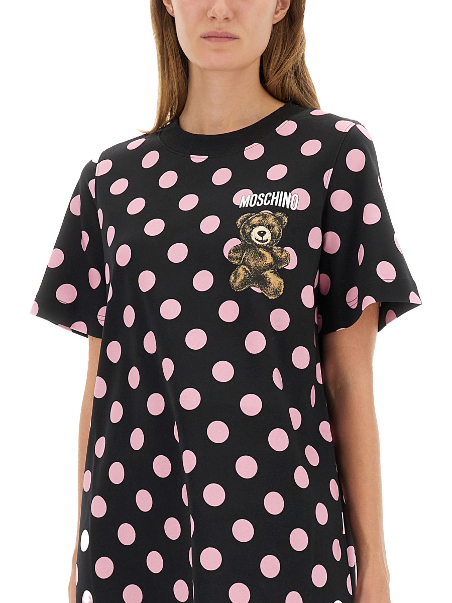 "TEDDY POLKA DOTS" DRESS 044354423555 (MOSCHINO / ワンピース・ドレス・オールインワン ) | MOSCHINO (モスキーノ)(1)