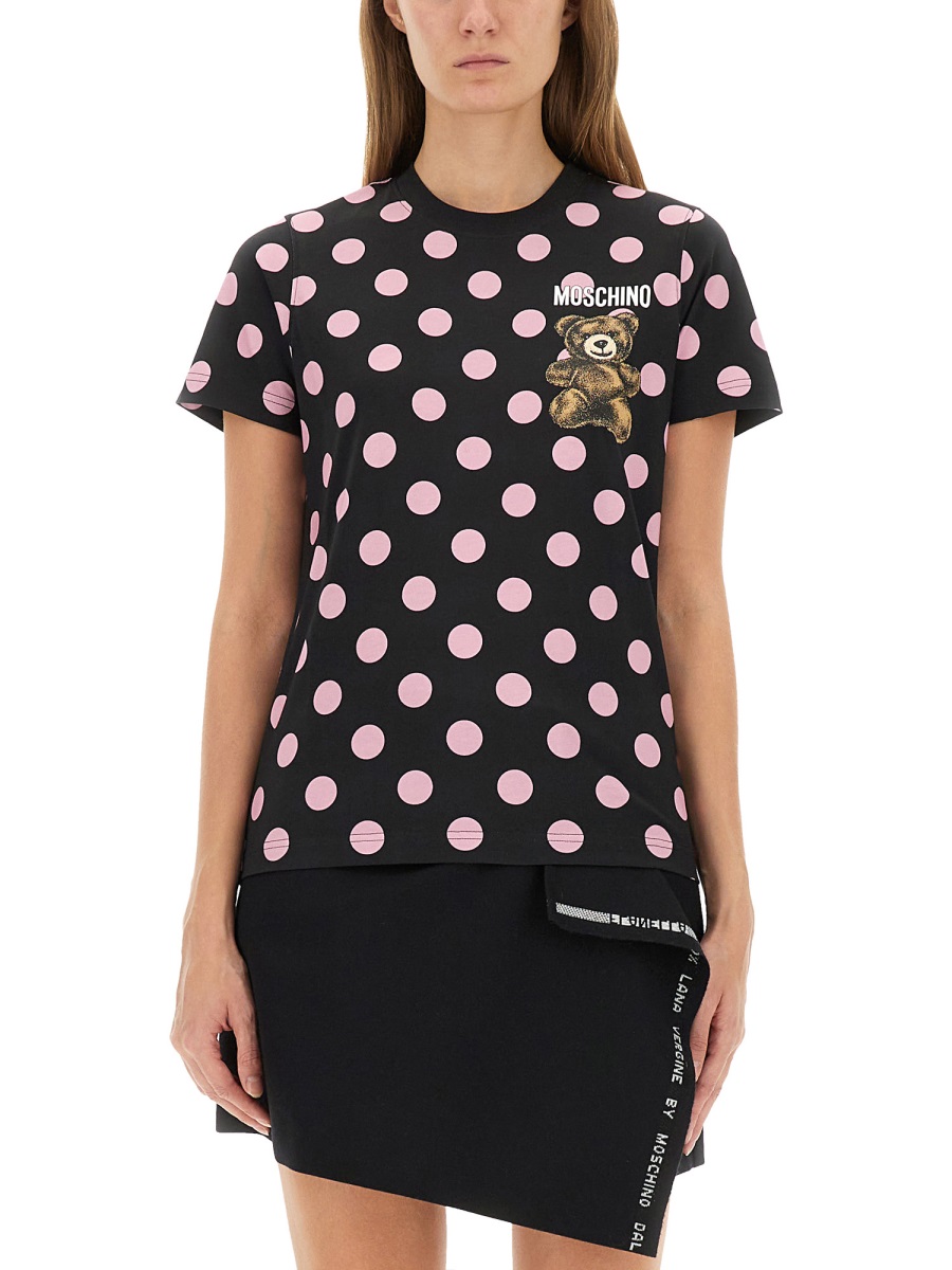 "TEDDY POLKA DOTS" T-SHIRT 071654413555 (MOSCHINO / Tシャツ・カットソー ) | MOSCHINO (モスキーノ)