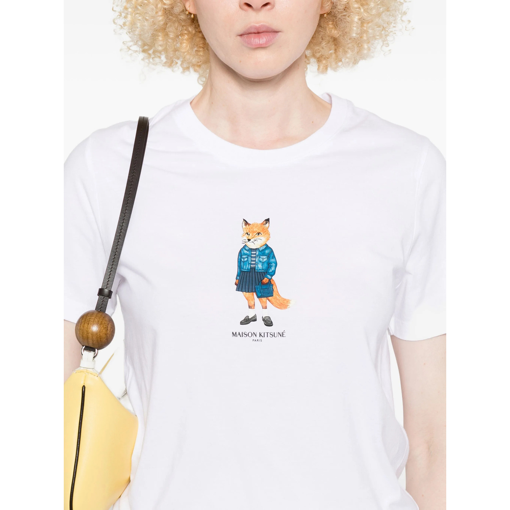 T-shirt Maison Kitsuné PW00119KJ7026WHITE (Maison Kitsuné / Tシャツ・カットソー ) | Maison Kitsuné (メゾン キツネ)(1)