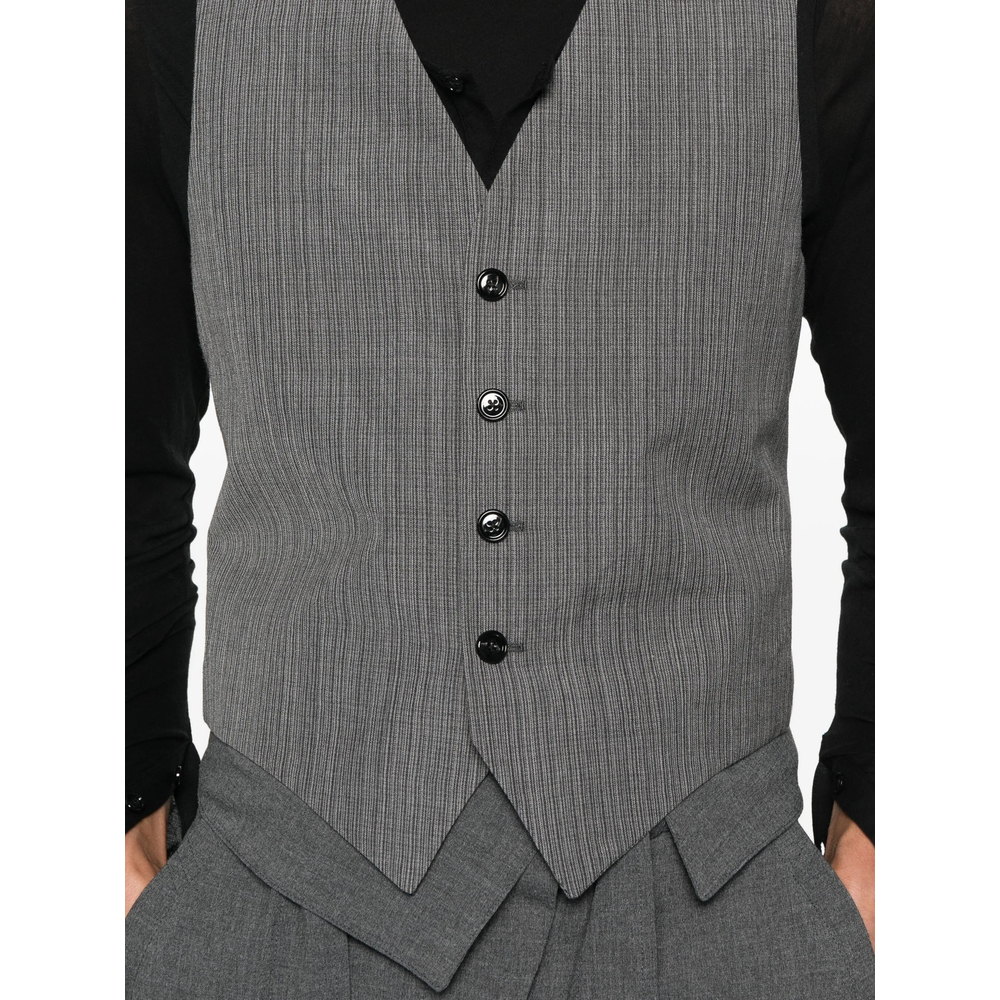 Outerwear Ann Demeulemeester B0012502FA667083 (Ann Demeulemeester / ベスト ) | Ann Demeulemeester (アンドゥムルメステール)(3)