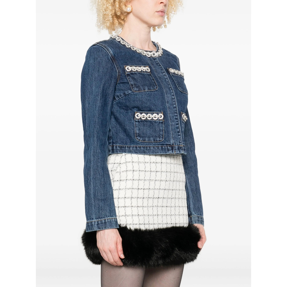 Outerwear Self-portrait AW25810JBLBLUE (self-portrait / カジュアルジャケット ) | self-portrait (セルフ・ポートレイト)(1)