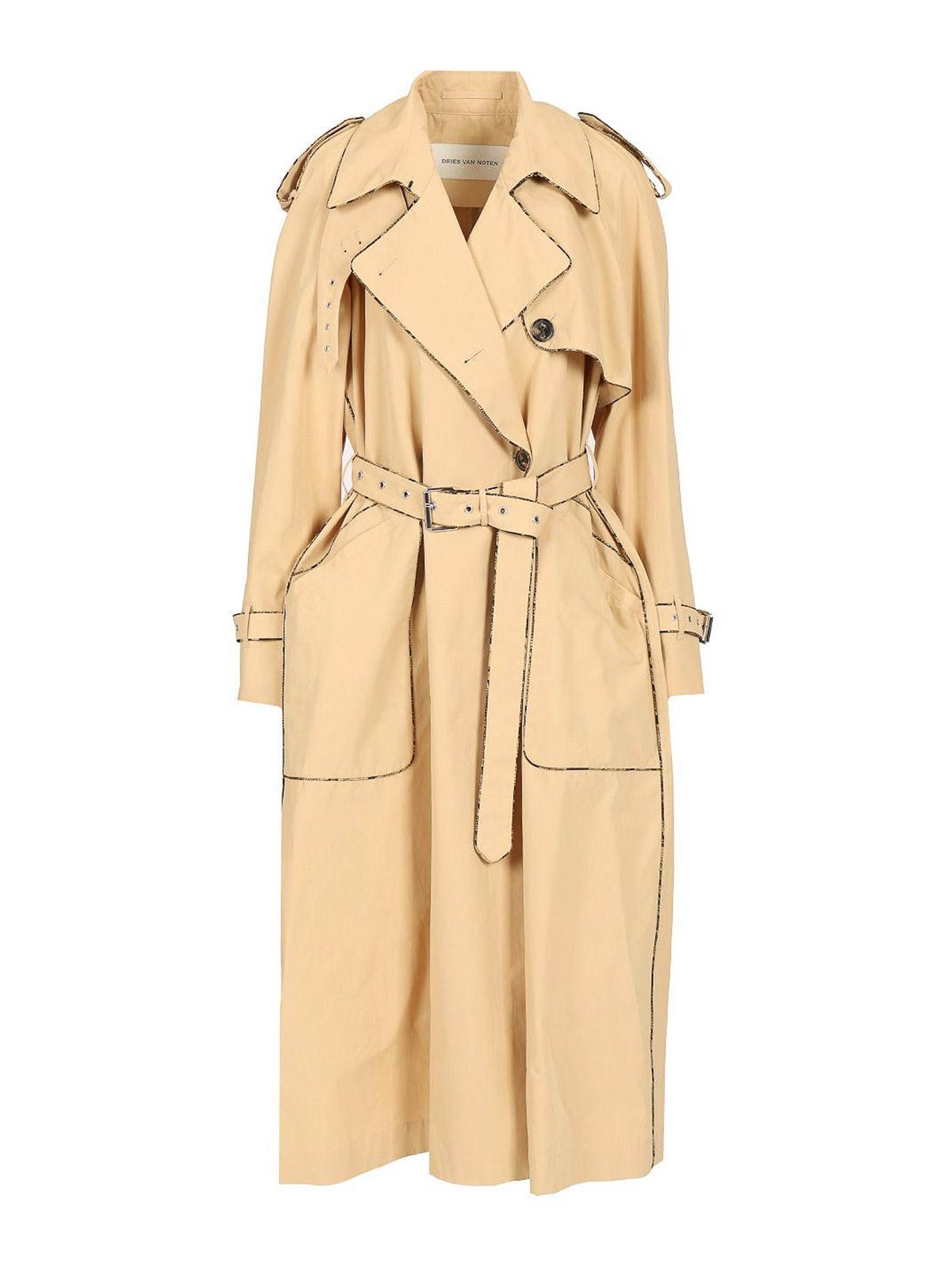 Cotton Gabardine Trench Coat 2510102161449100 (Dries Van Noten / コート・ダウン ) | Dries Van Noten (ドリスヴァンノッテン)