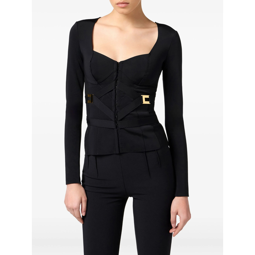 Top Elisabetta Franchi GI16056E2110 (Elisabetta Franchi / Tシャツ・カットソー ) | Elisabetta Franchi (エリザベッタ フランキ)(1)