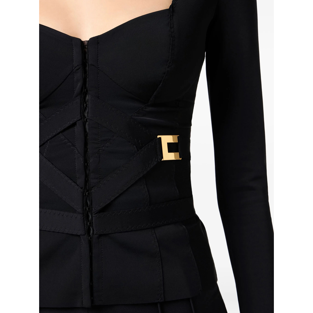 Top Elisabetta Franchi GI16056E2110 (Elisabetta Franchi / Tシャツ・カットソー ) | Elisabetta Franchi (エリザベッタ フランキ)(2)