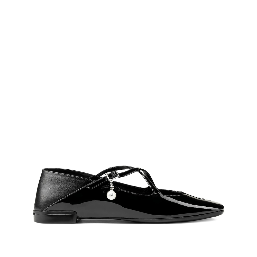 Shoes Jimmy Choo ELERIBALLERINUKQBLACK (JIMMY CHOO / フラットシューズ ) | JIMMY CHOO (ジミー チュウ)