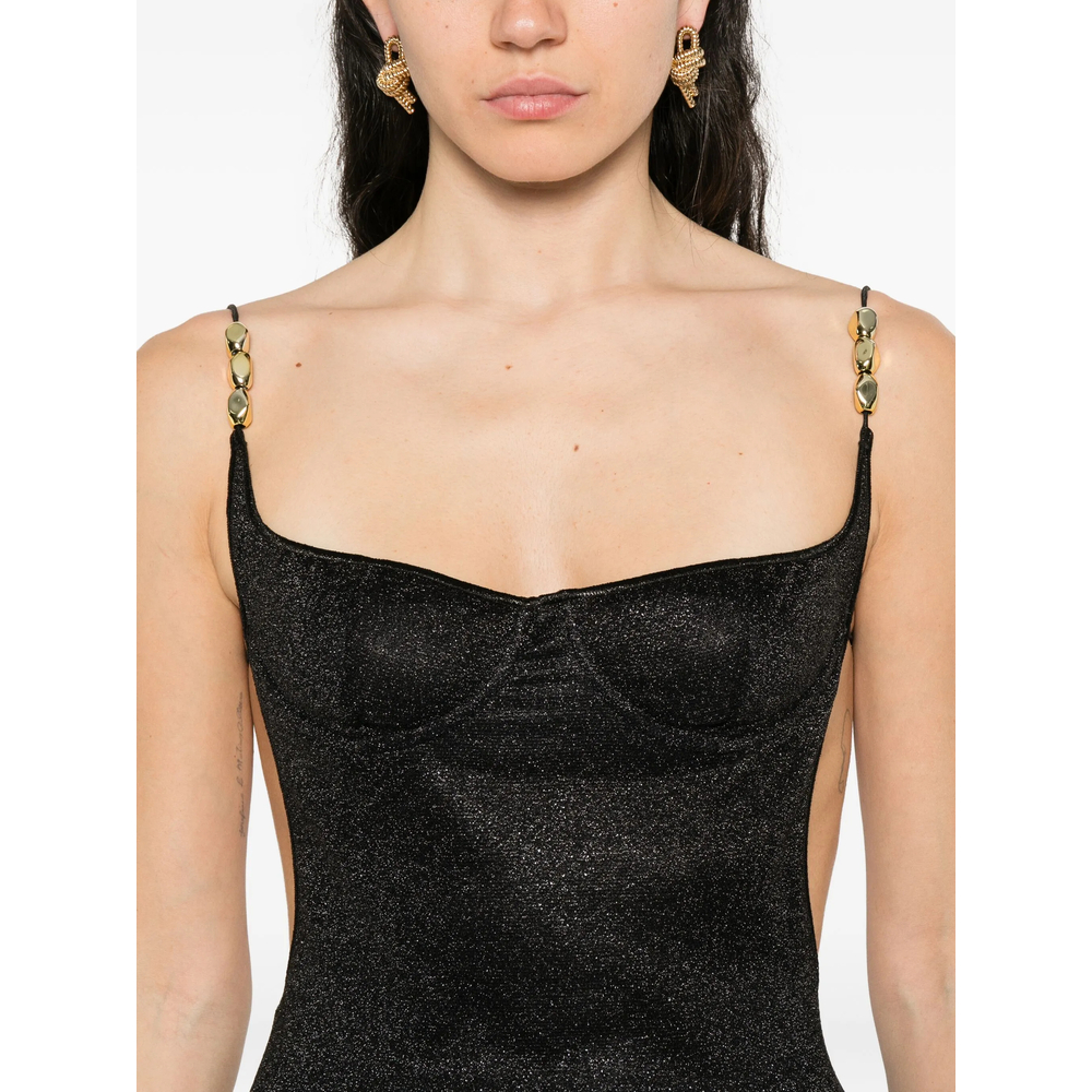 Dress Oséree LZDF257GLAZEDBLACK (Oséree / ワンピース・ドレス・オールインワン ) | Oséree (オスレー)(4)