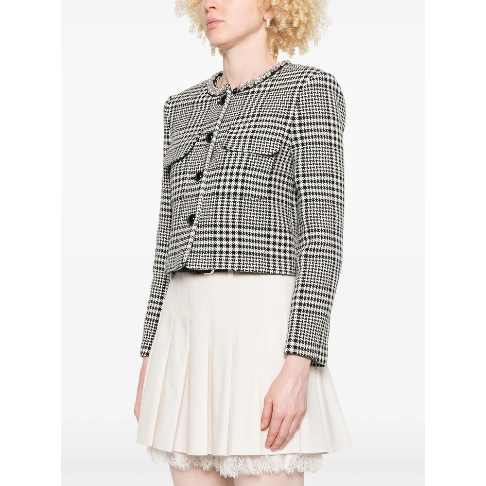 Outerwear Self-portrait PF25111JBWBKWHI (self-portrait / ブレザー・ジャケット ) | self-portrait (セルフ・ポートレイト)(2)